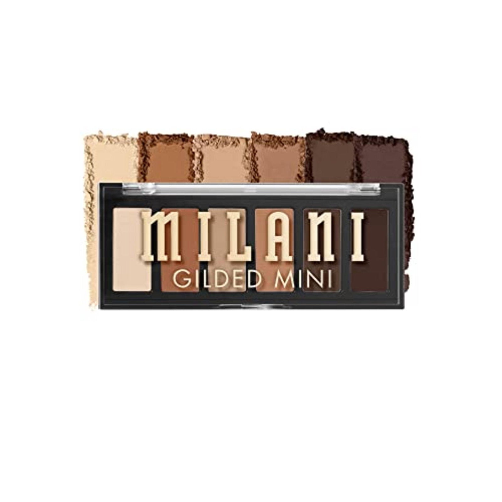Milani, Gilded Mini, Ögonskuggspalett, 110, Whiskey Business, 6, 6 st, 3.9 g