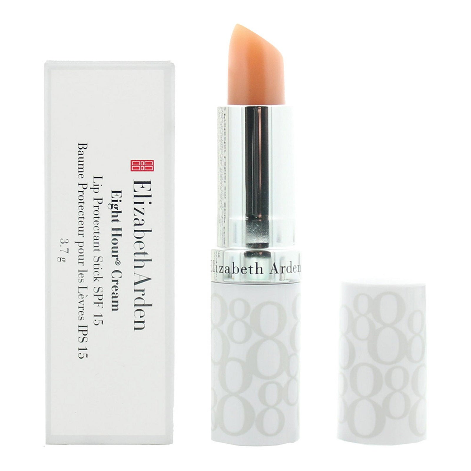 Elizabeth Arden, Eight Hour Cream, Läppbalsam, Genomskinlig, SPF 15, 3.7 g