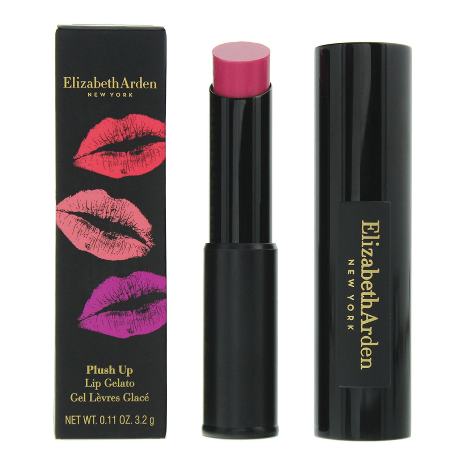 Elizabeth Arden, Plush Up, Krämigt läppstift, 05, Flirtig fuchsia, 3.2 g