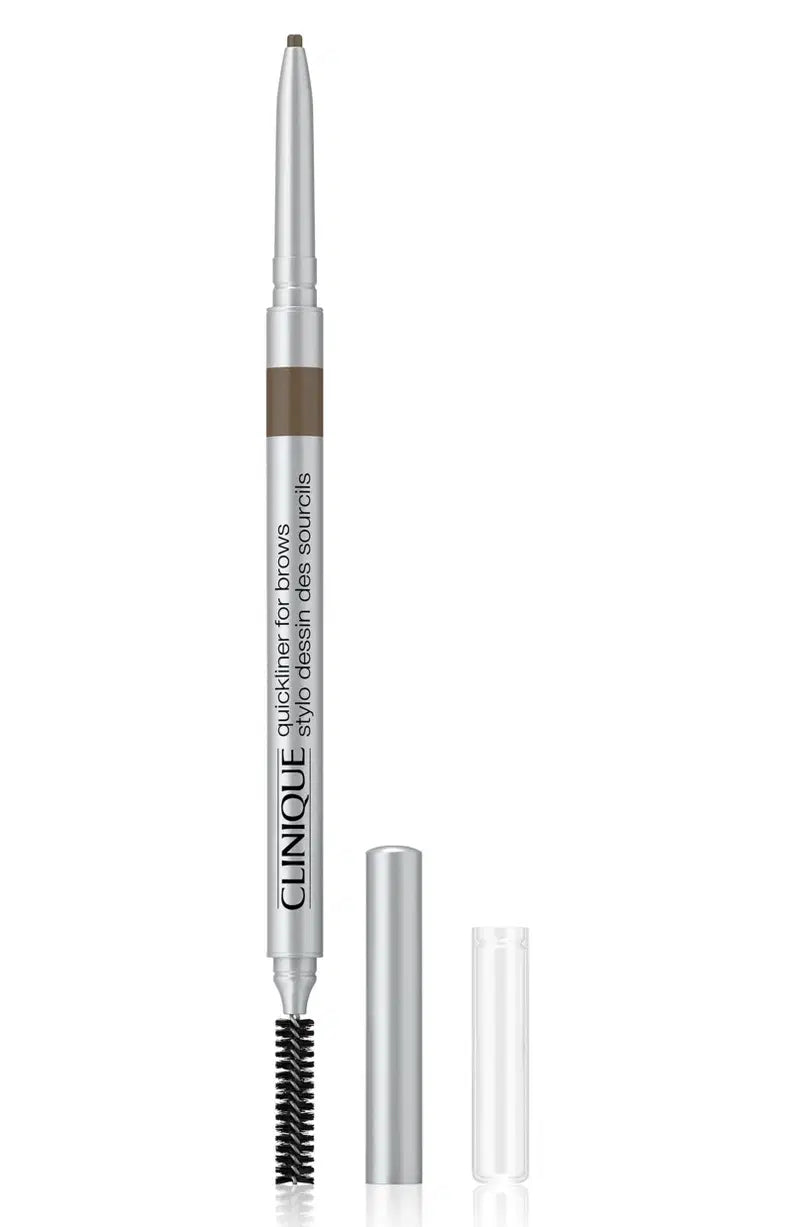 Clinique, Quickliner, Dubbeländad, Ögonbrynnskrämkrita, 03, Mjuk brun, 6 g