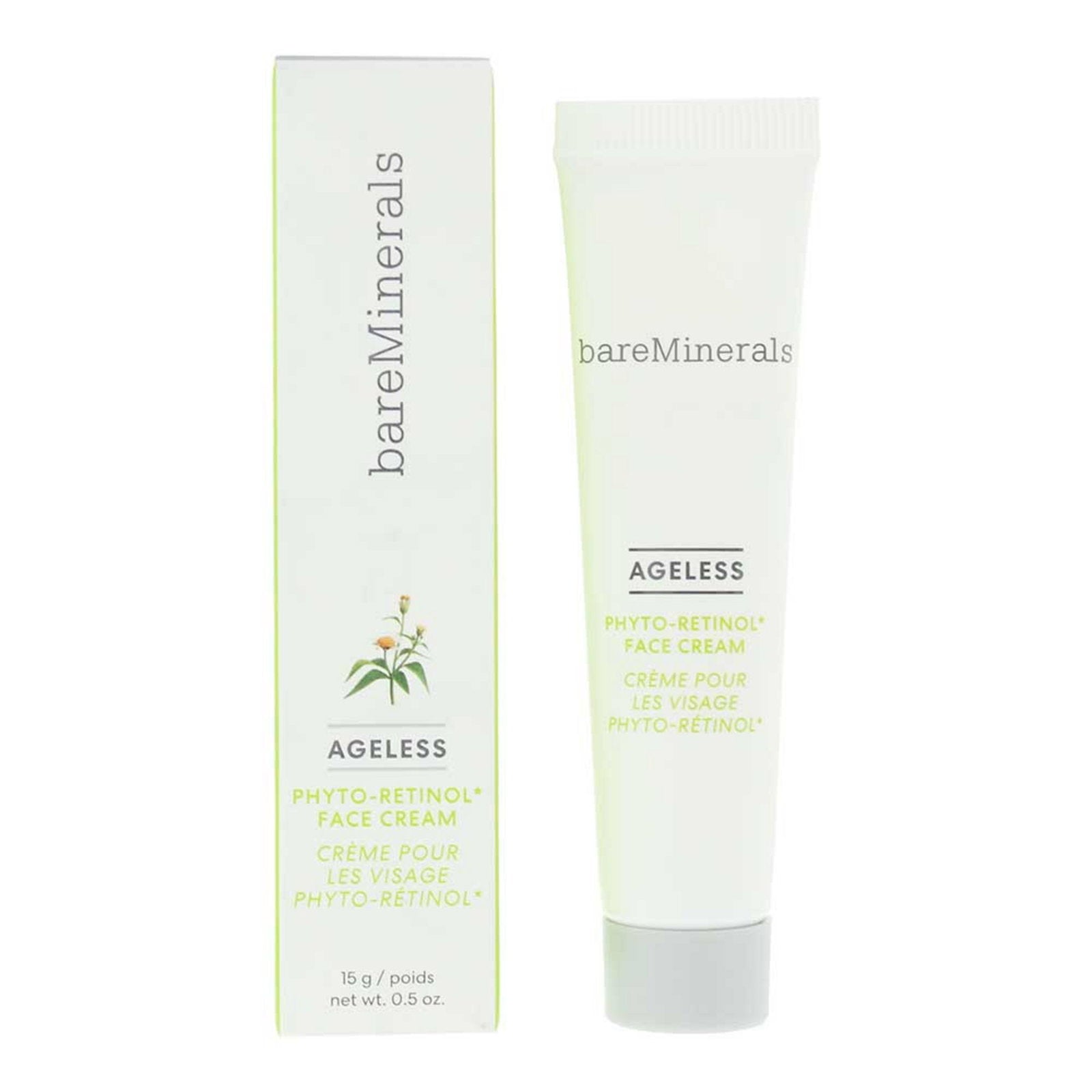 BareMinerals, Ageless Phyto-Retinol, Utjämning, Grädde, Ansikte, 15 g