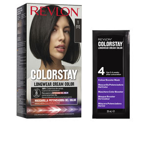 Revlon, Colorstay, Permanent hårfärg, 1 Black, 130 ml