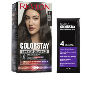 Revlon, Color Stay , Permanent hårfärg, 03 Darkest Brown, 165 ml