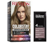 Revlon, Color Stay, Permanent hårfärg, 8.13 Medium Beige Blonde, 165 ml