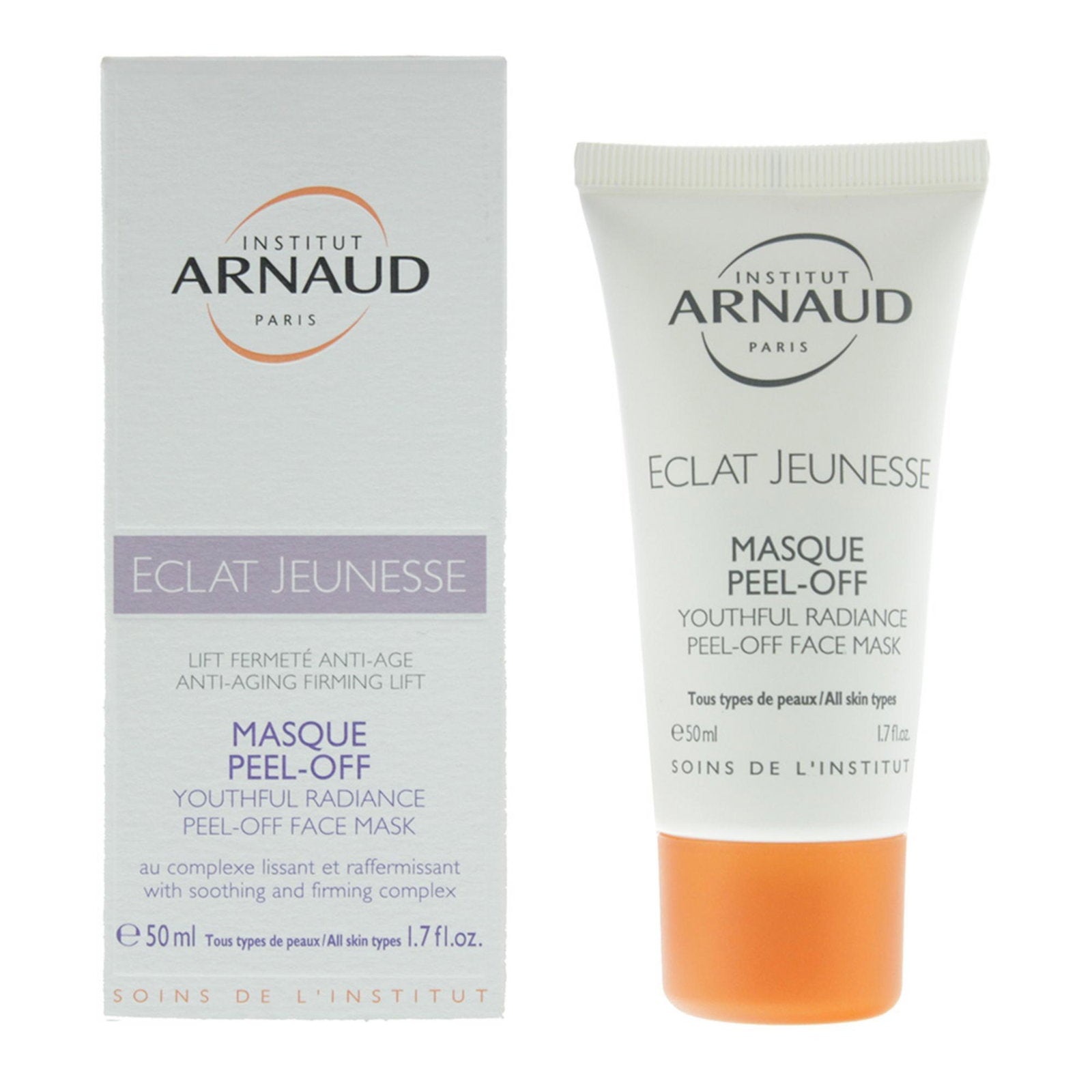 Institut Arnaud, Youthful Radiance, Strålning och lyft, Peel-Off Mask, Ansikte, 50 ml