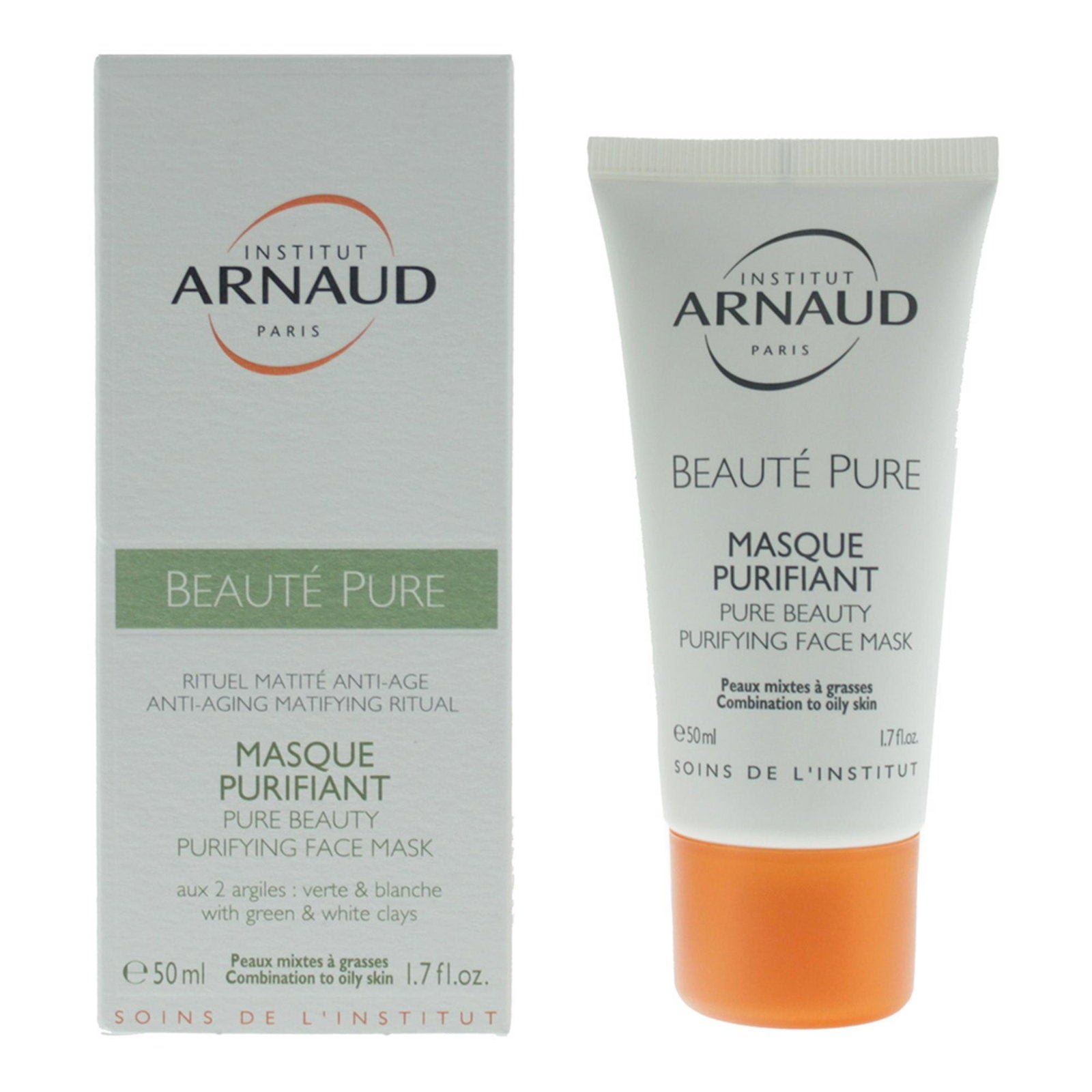 Institut Arnaud, Pure Beauty, Renande, Lermask, 50 ml
