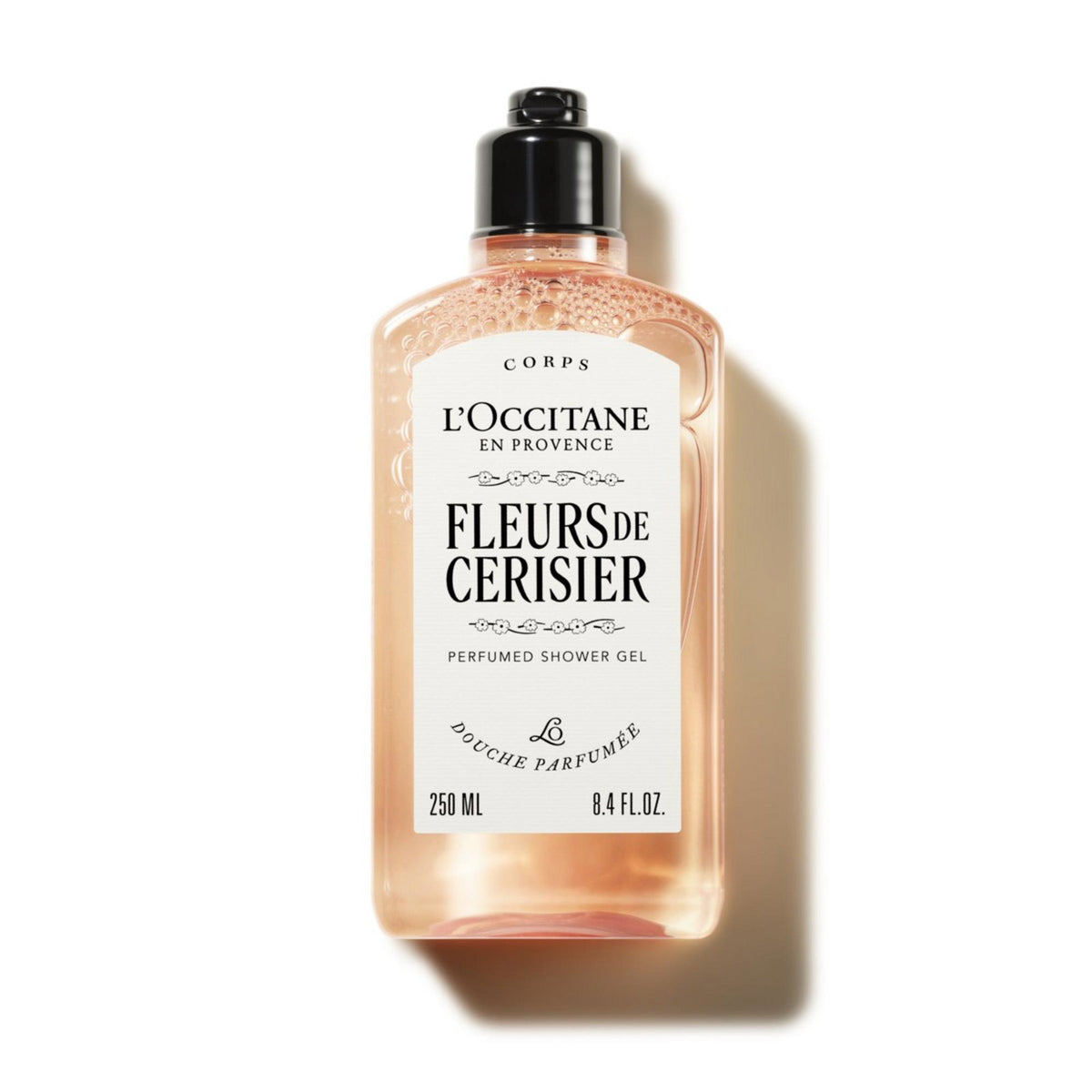 L'Occitane en Provence, Fleurs De Cerisier, Cleansing & Softening, Duschgel, Alla hudtyper, 250 ml