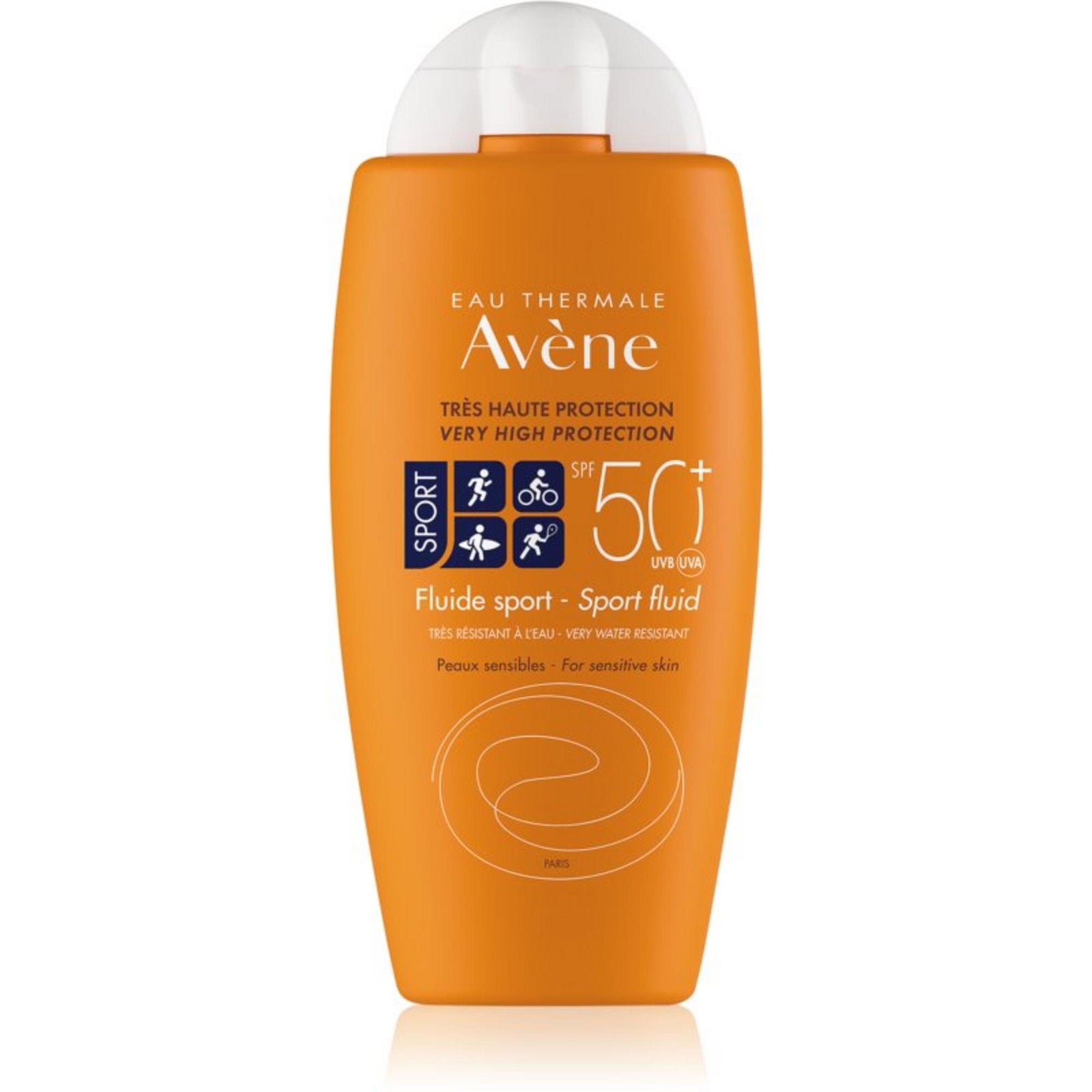 Avene, Sport Fluid, Photo-Protecteur, Solspray, För ansikte & kropp, SPF50+, 100 ml