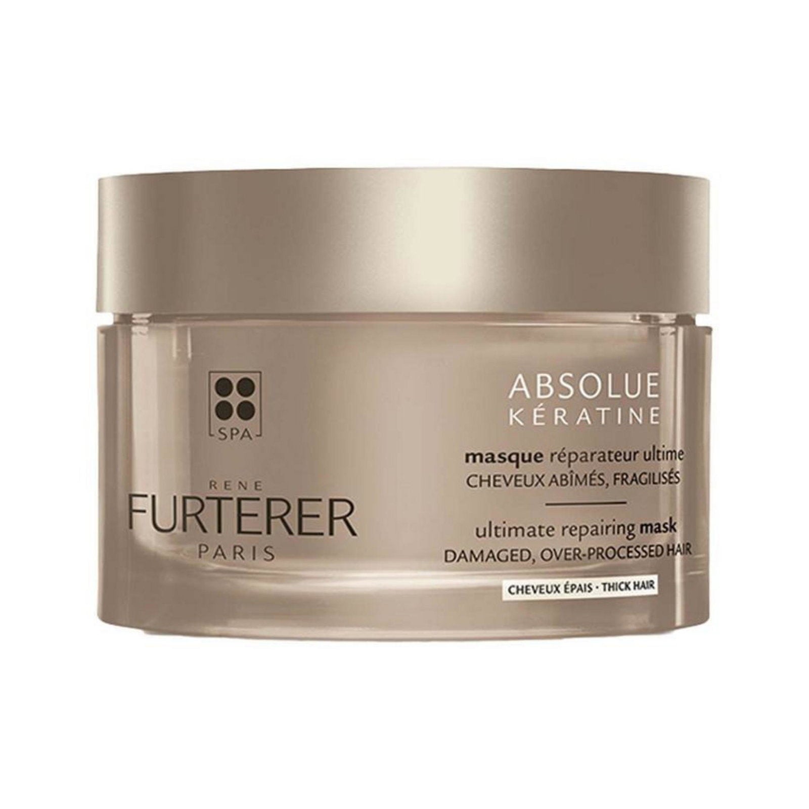 Rene Furterer, Absolue Keratine, Växtbaserad, Hårbehandlingskräm mask, Reparationer, 200 ml