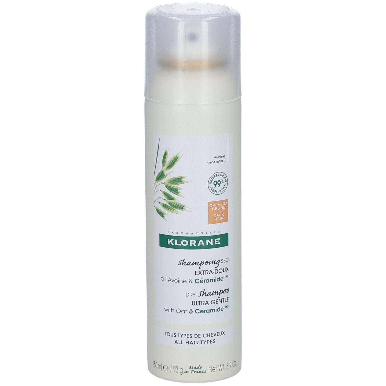 Klorane, Klorane, Torrschampo, Tinted, 150 ml