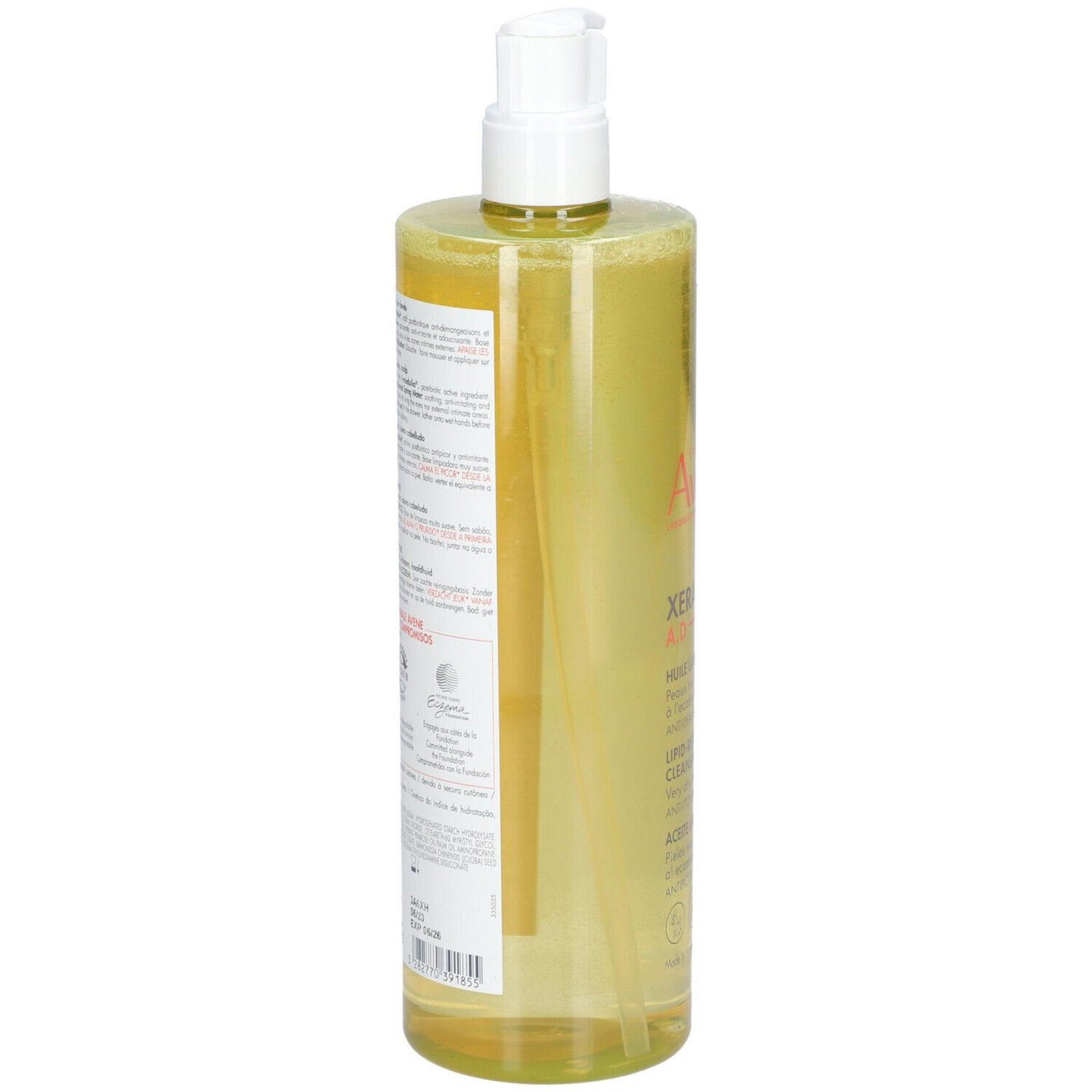 Avene, XeraCalm A.D, Lipid Replenishing, Duscholja, Kropp, Känslig, 750 ml