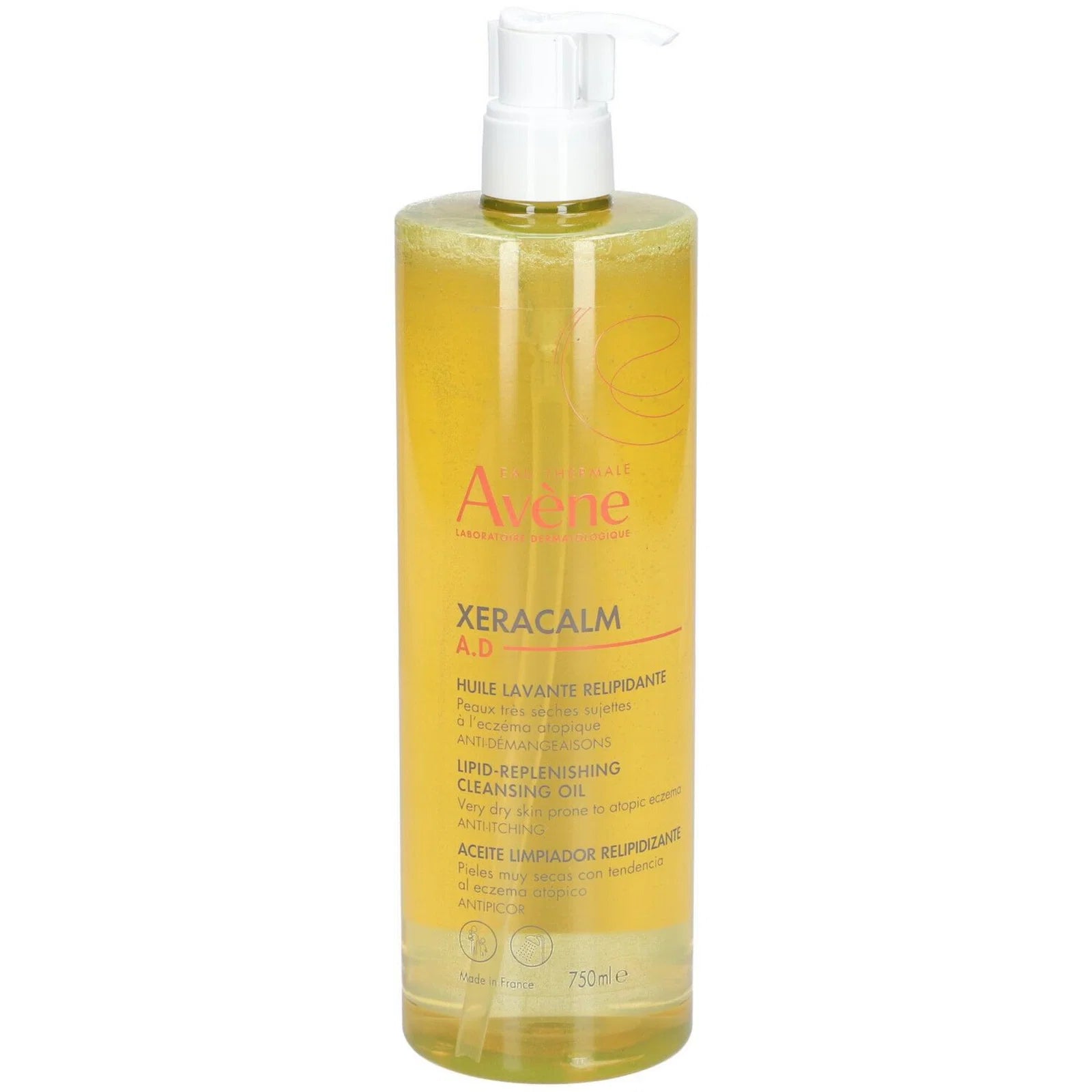 Avene, XeraCalm A.D, Lipid Replenishing, Duscholja, Kropp, Känslig, 750 ml