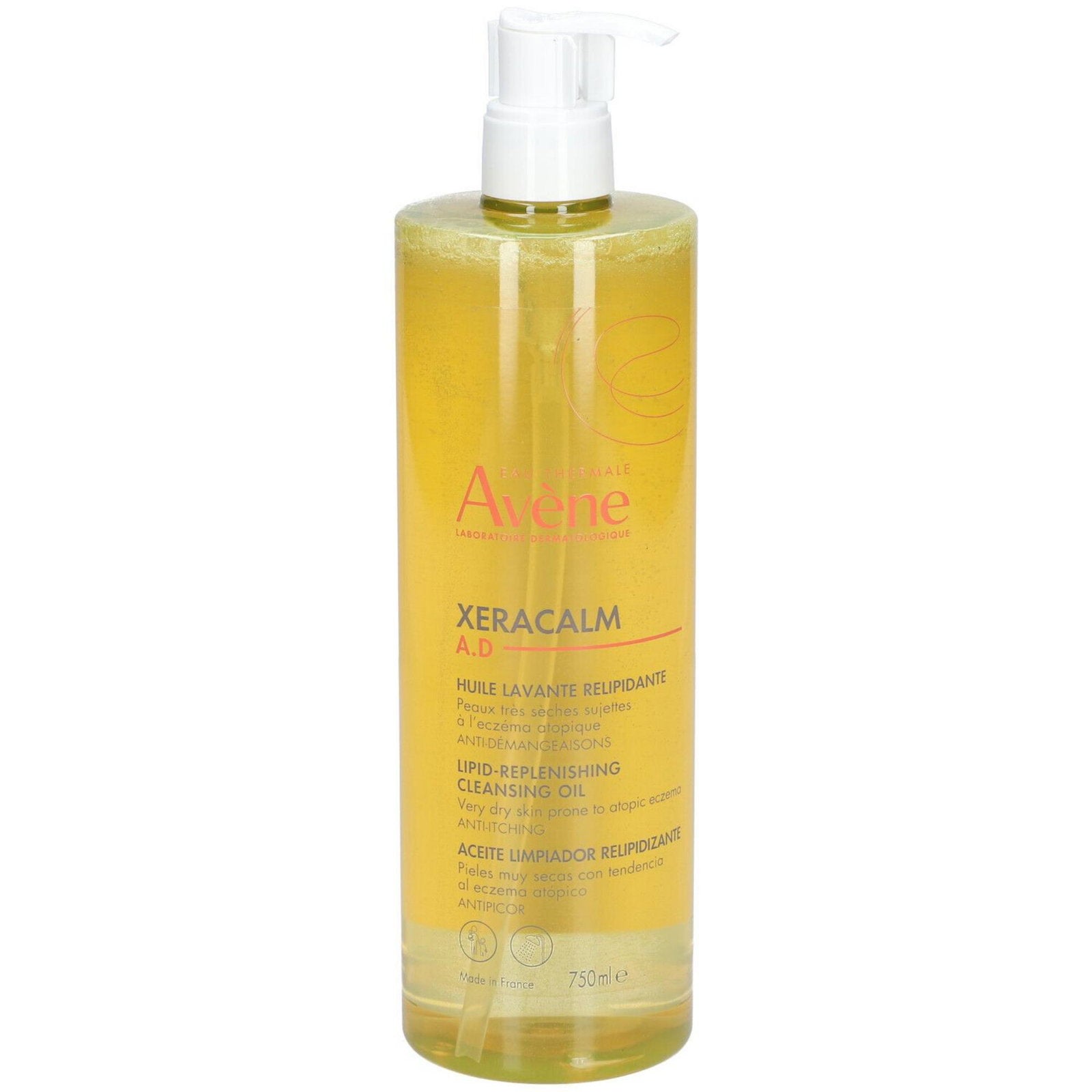 Avene, XeraCalm A.D, Lipid Replenishing, Duscholja, Kropp, Känslig, 750 ml