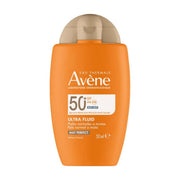 Avene, Ultra Fluid, Doftfri, UV-skydd, Dagligen, Vätska, För ansikte & kropp, SPF50+, 50 ml