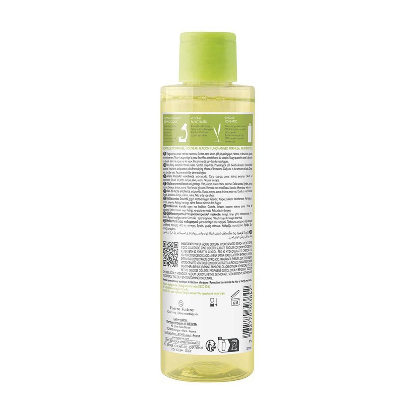 A-Derma, Exomega Control, Mjukgörare, Duscholja, För mycket torr till atopisk känslig hud, 200 ml