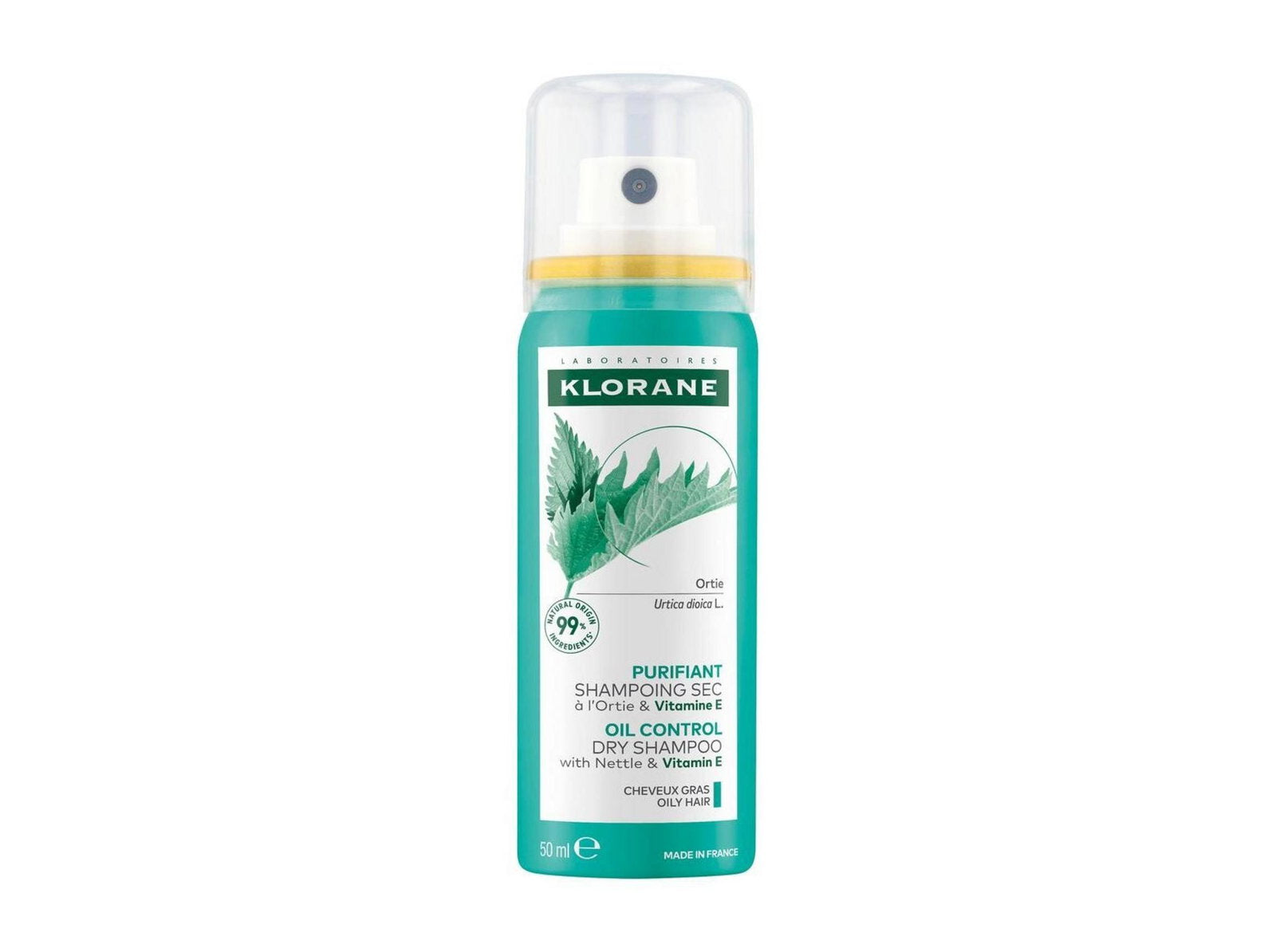 Klorane, Nettle, Vegan, Torrschampo, Oil, 150 ml