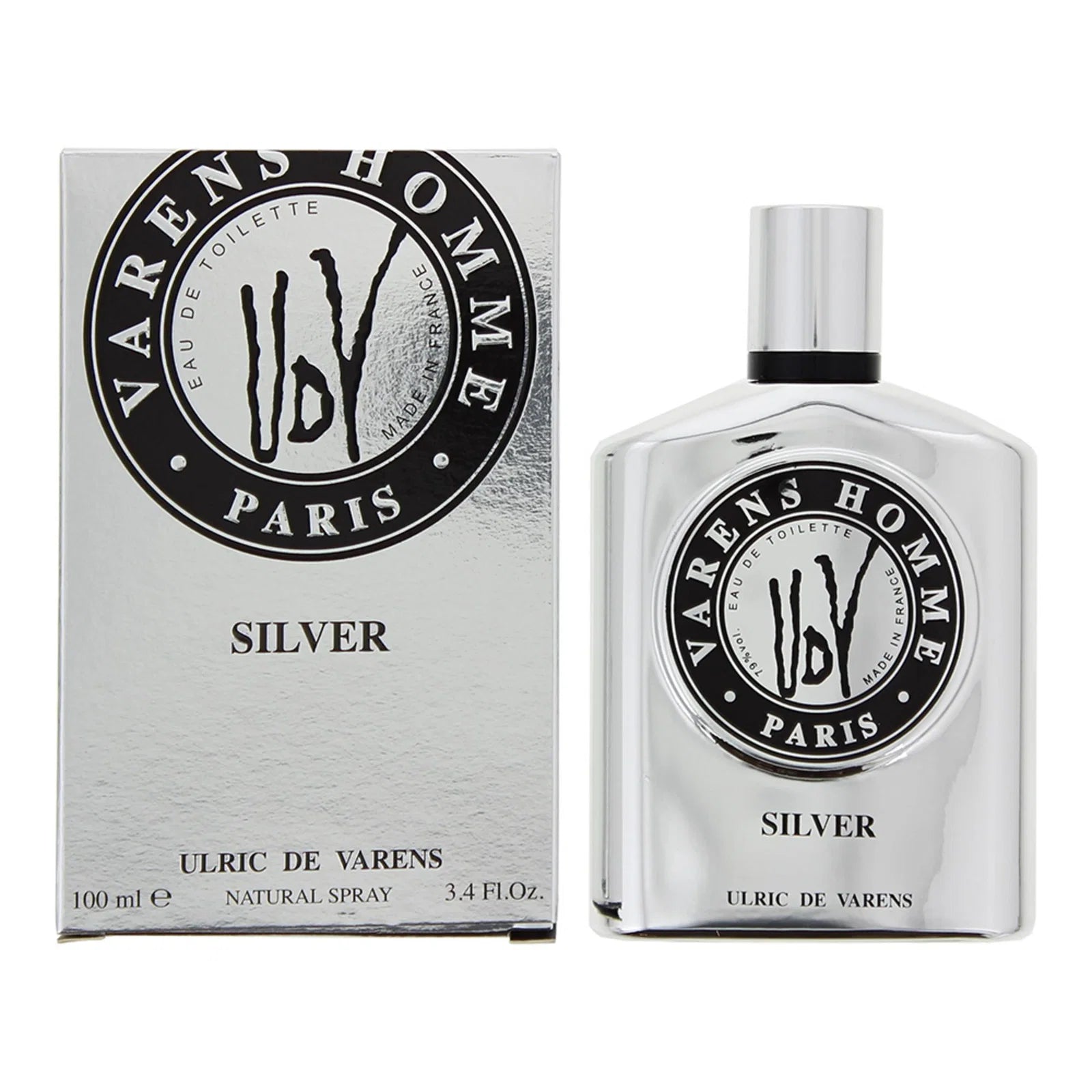 Ulric De Varens, UDV Silver, Eau de Toilette, För män, 100 ml