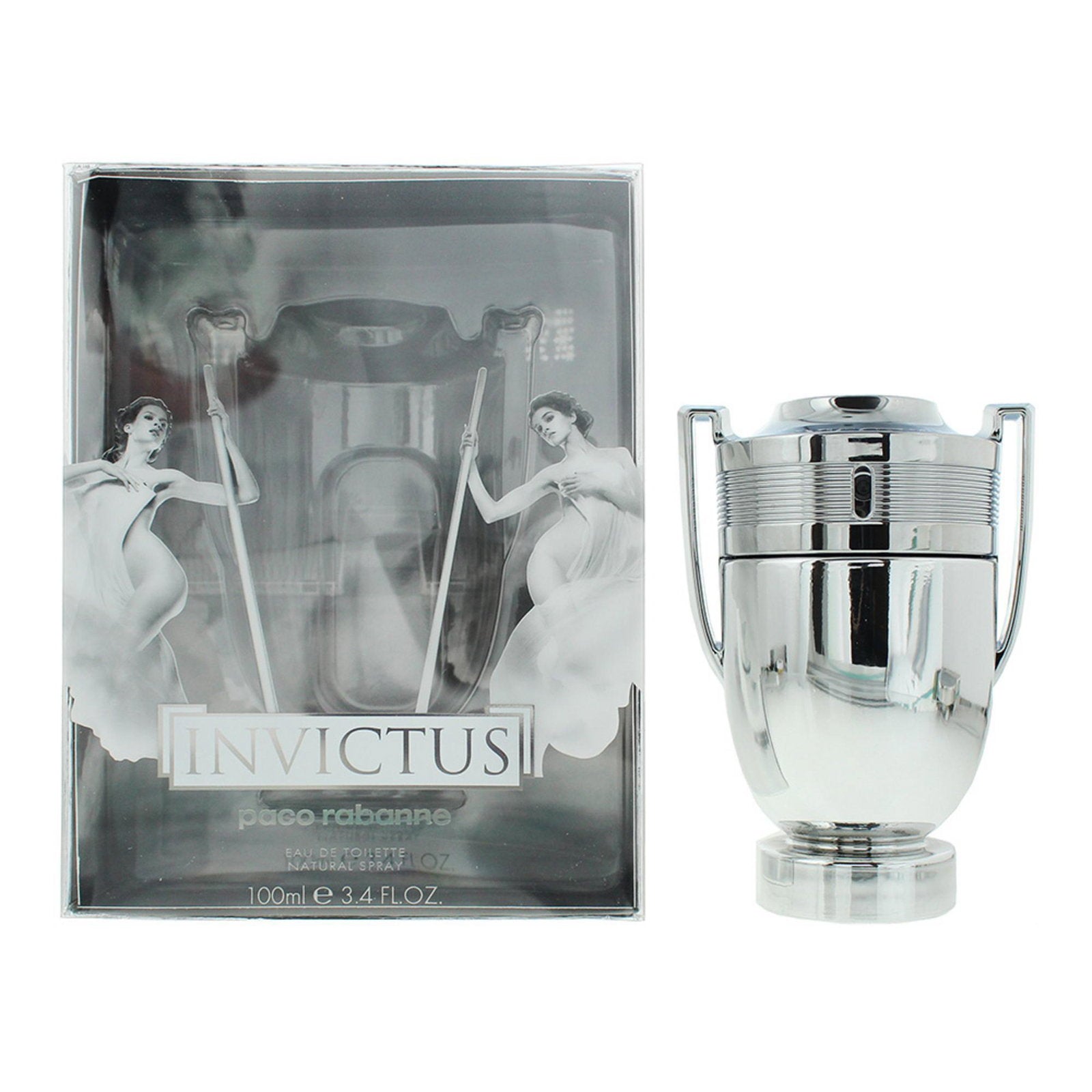 Paco Rabanne, Invictus Silver Cup Collector's Edition, Eau de Toilette, För män, 100 ml