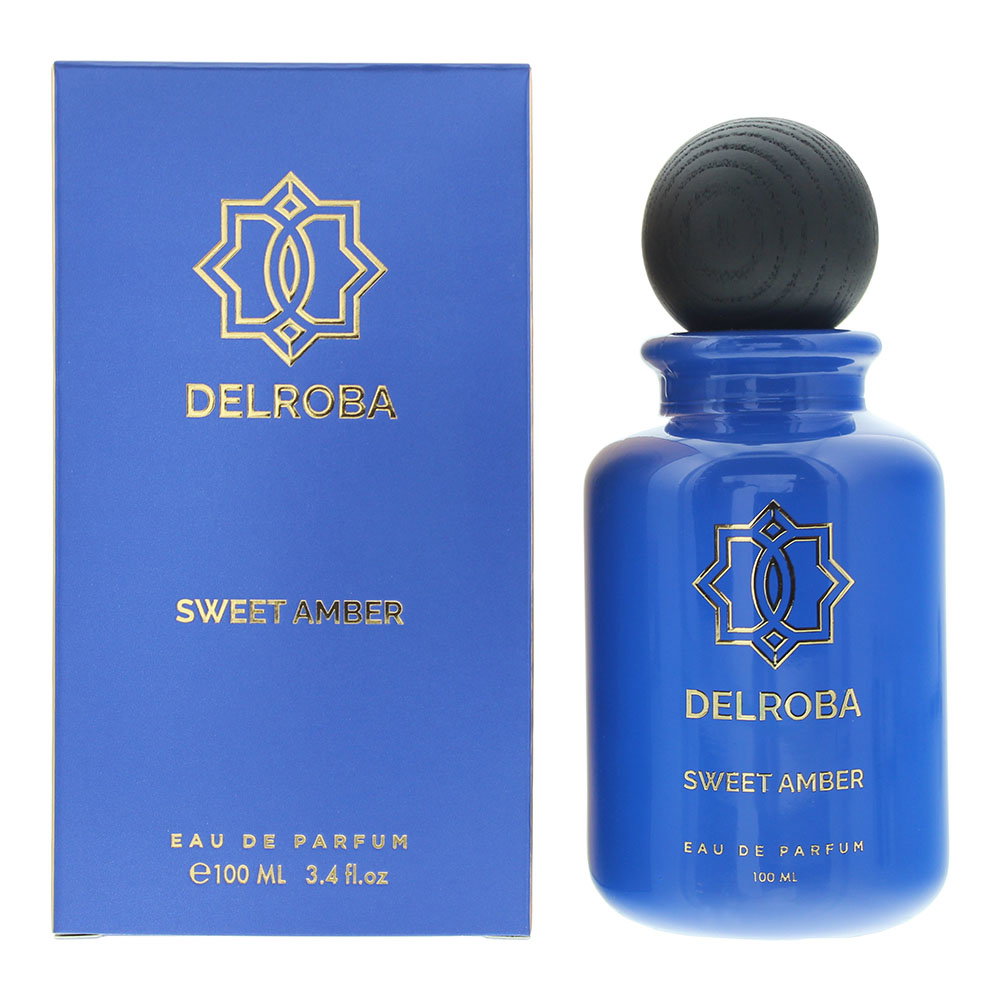Delroba, Sweet Amber, Parfymvatten, För män, 100 ml