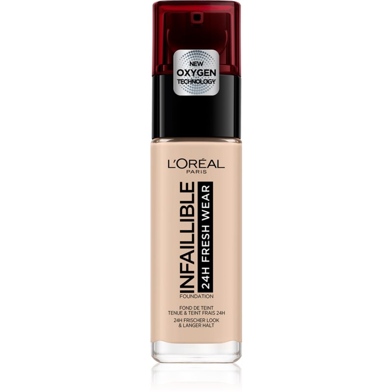 L'Oreal Paris, Infaillible 24H , Flytande foundation, 015, Ljusbeige, SPF 25, 30 ml