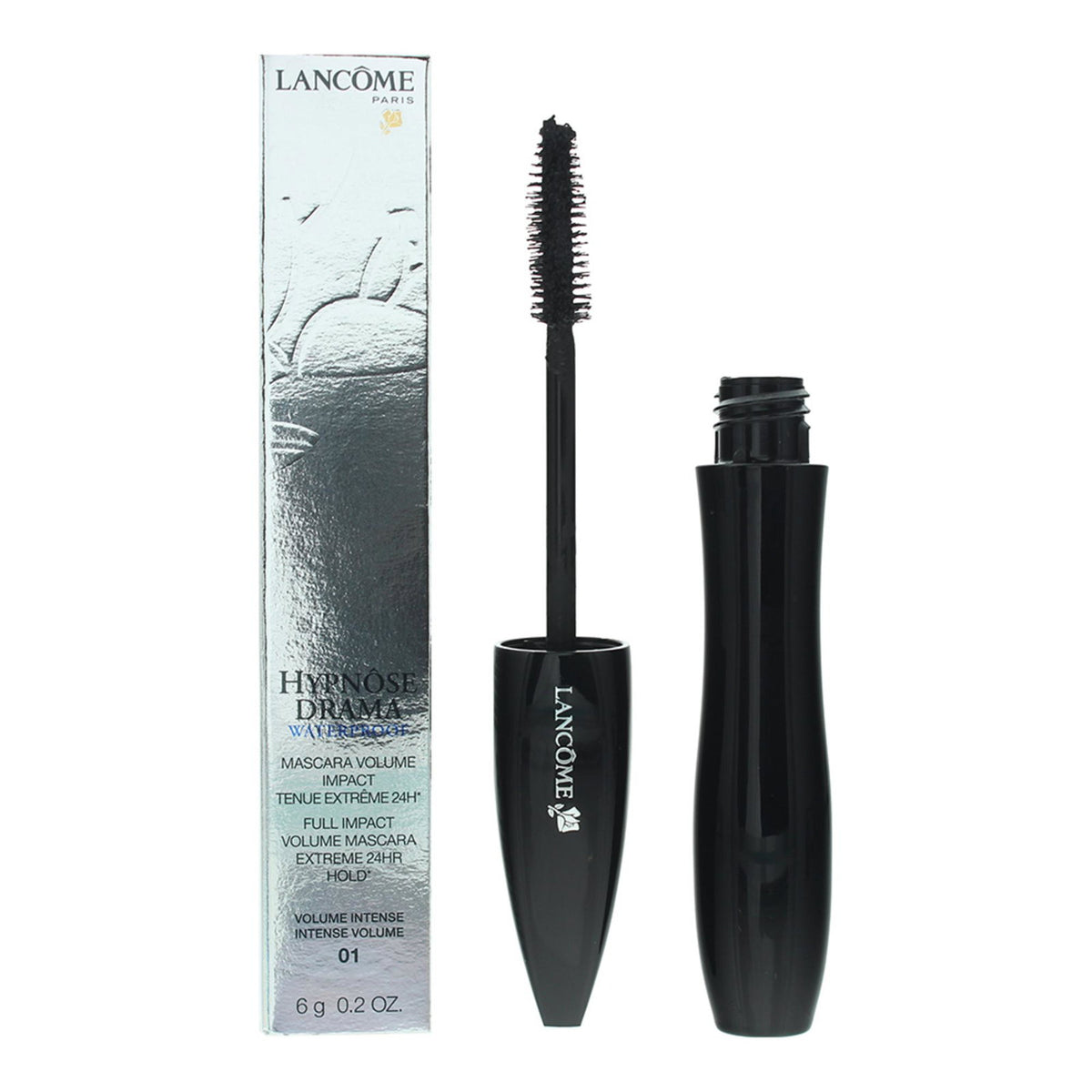 Lancome, Hypnose Drama, Vattentät, Volym, Mascara, 01, Överdrivet svart, 6 g