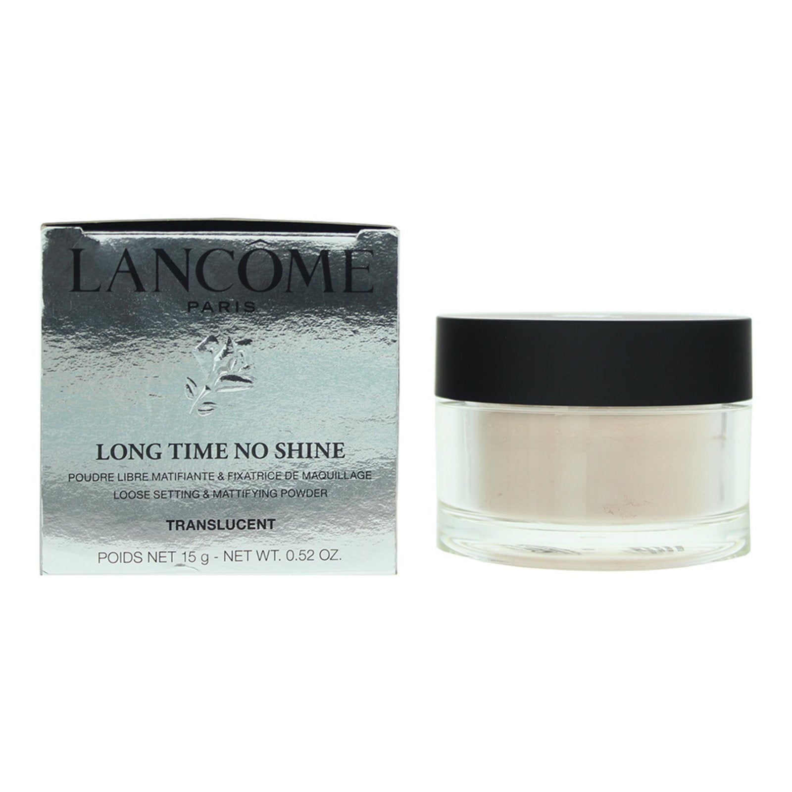 Lancome, Long Time No Shine, Mattgörande, Löst fixeringspuder, Genomskinlig, 15 g