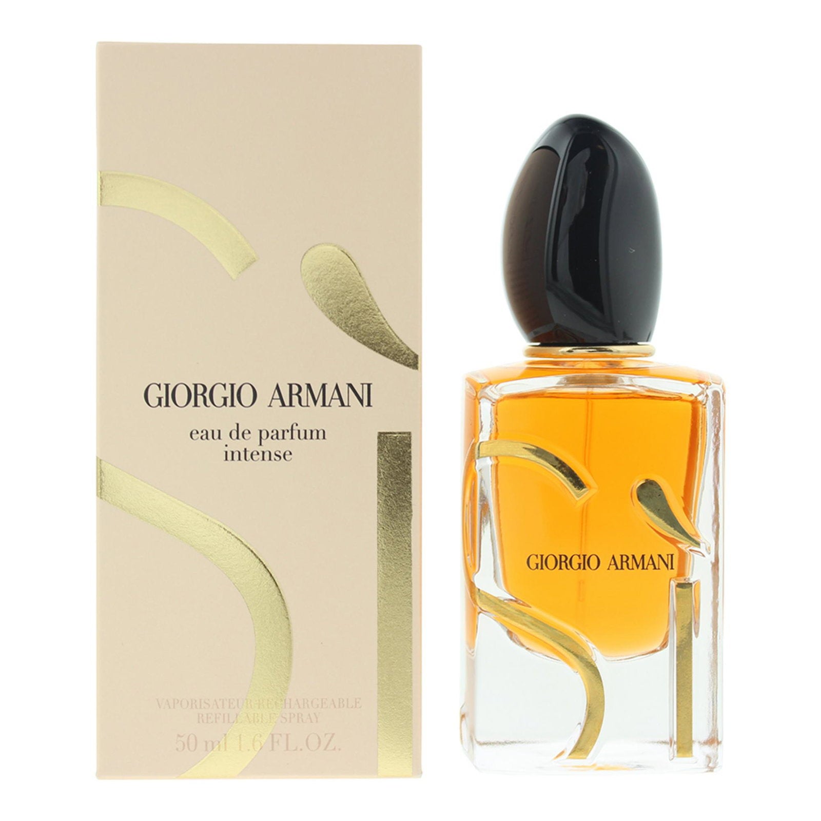Giorgio Armani, Si Intense, Parfymvatten, För kvinnor, Påfyllningsbar, 50 ml