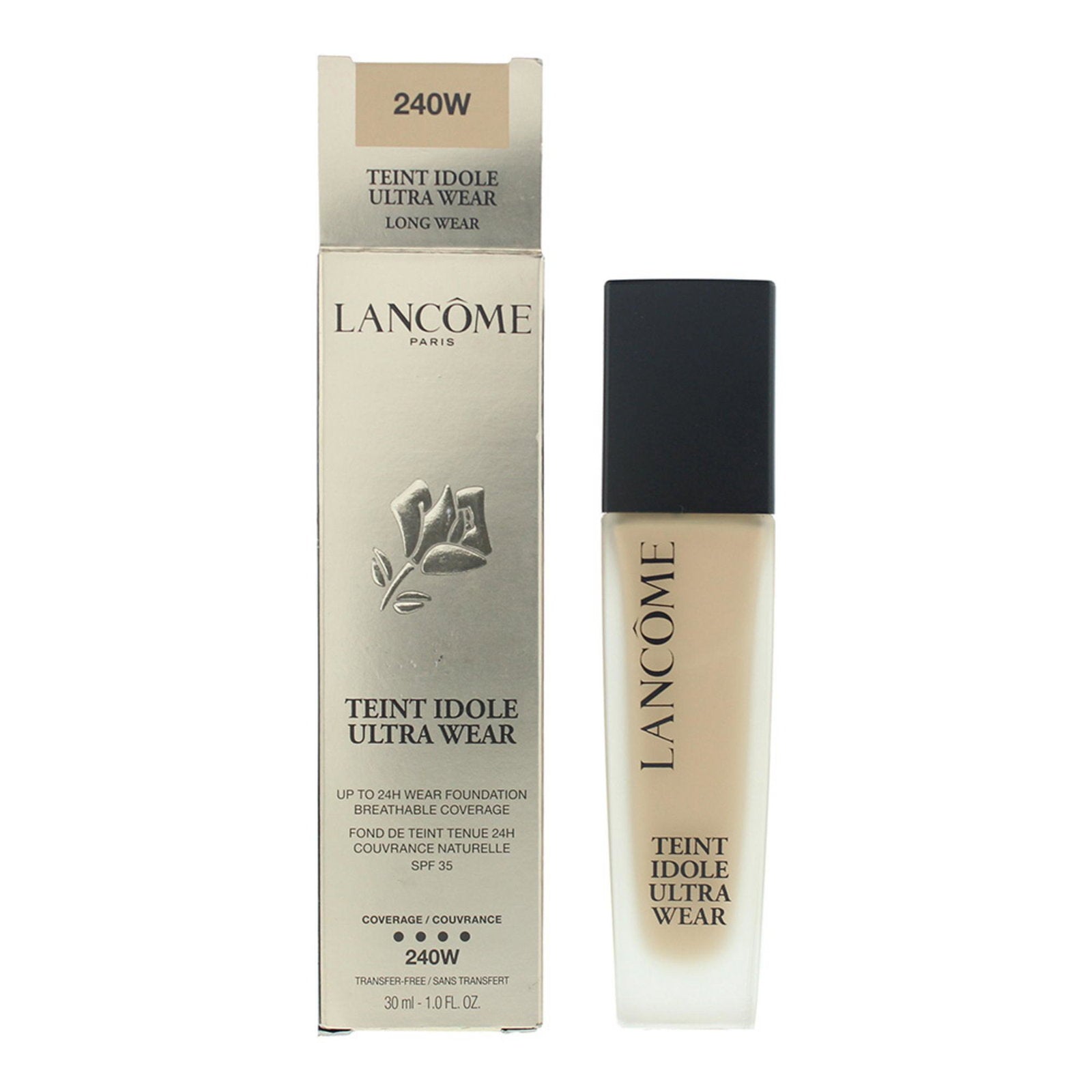 Lancome, Teint Idole Ultra Wear, Flytande foundation, 240W, SPF 35, 30 ml