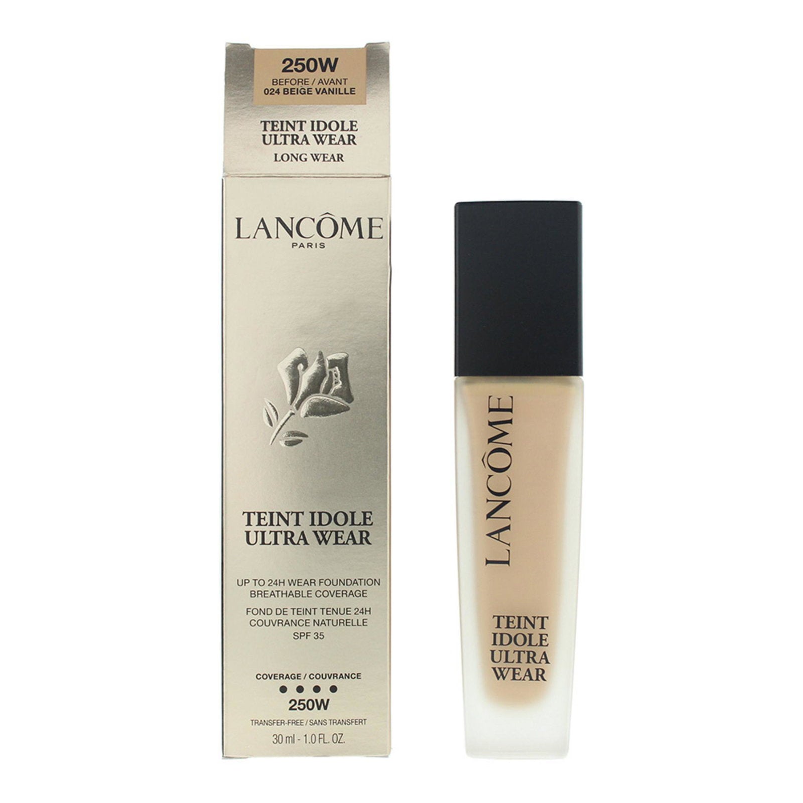 Lancome, Teint Idole Ultra Wear, Flytande foundation, 250W, SPF 35, 30 ml