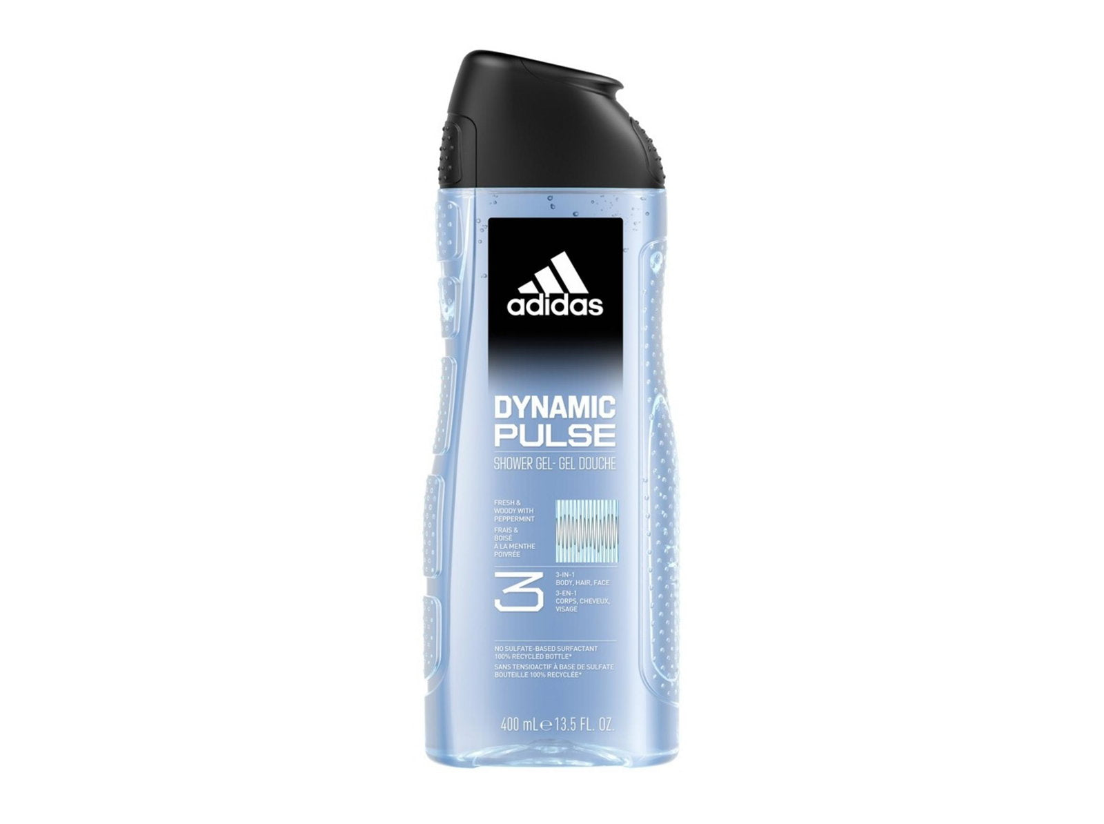 Adidas, Dynamic Pulse, Uppdaterar, Duschgel, Kropp, Ansikte, Hår, Alla hudtyper, 400 ml