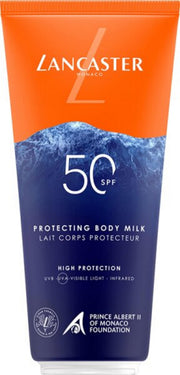 Lancaster, Sun Beauty, Återfuktande, Solkräm mjölk, Kropp, SPF 50, 200 ml