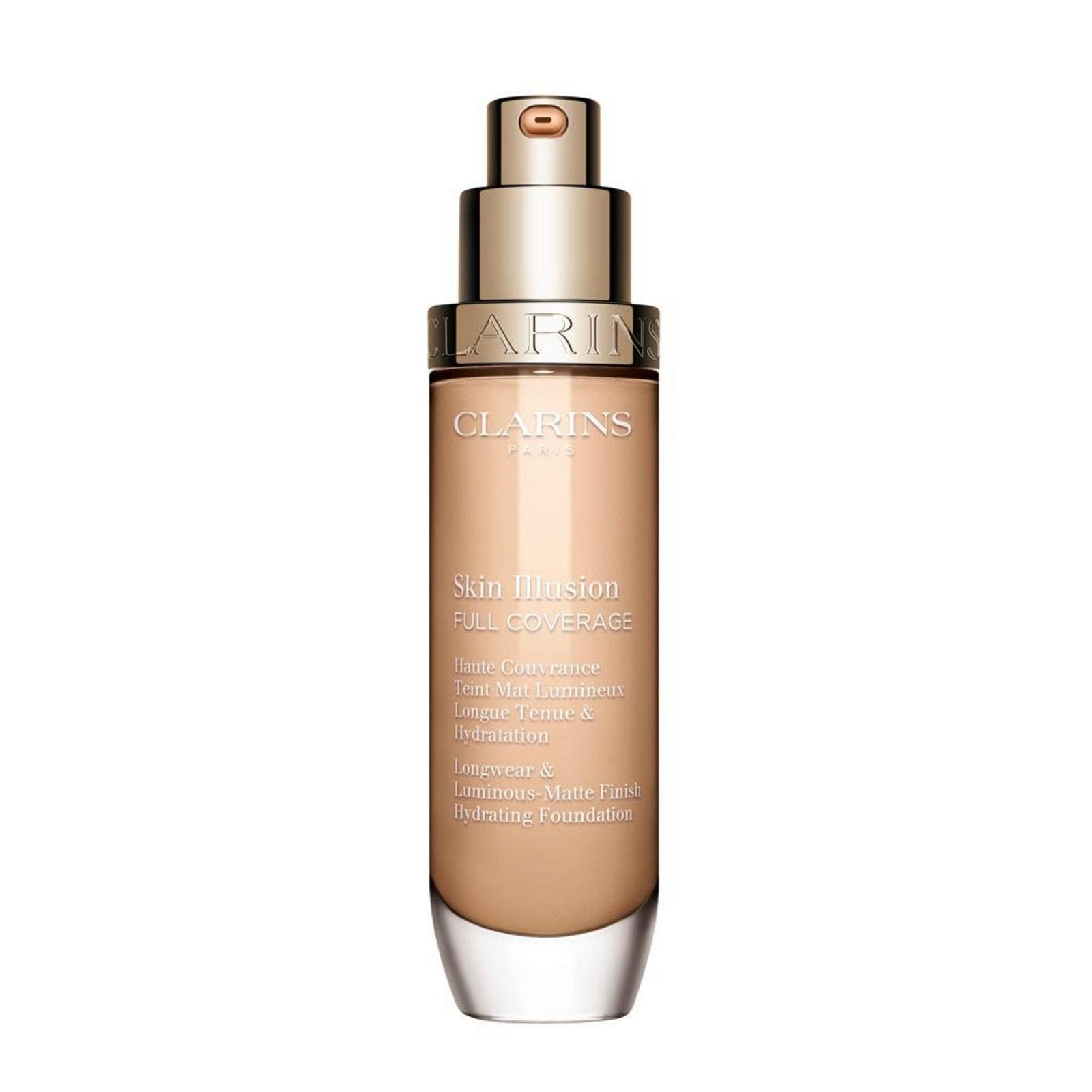 Clarins, Skin Illusion, Full täckning, Flytande foundation, 103N, 30 ml
