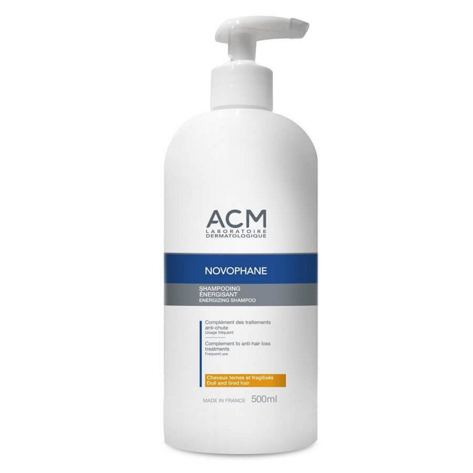 Laboratoire ACM, Novophane, Hårbehandlingsschampo, Energigivande, Böter, 500 ml