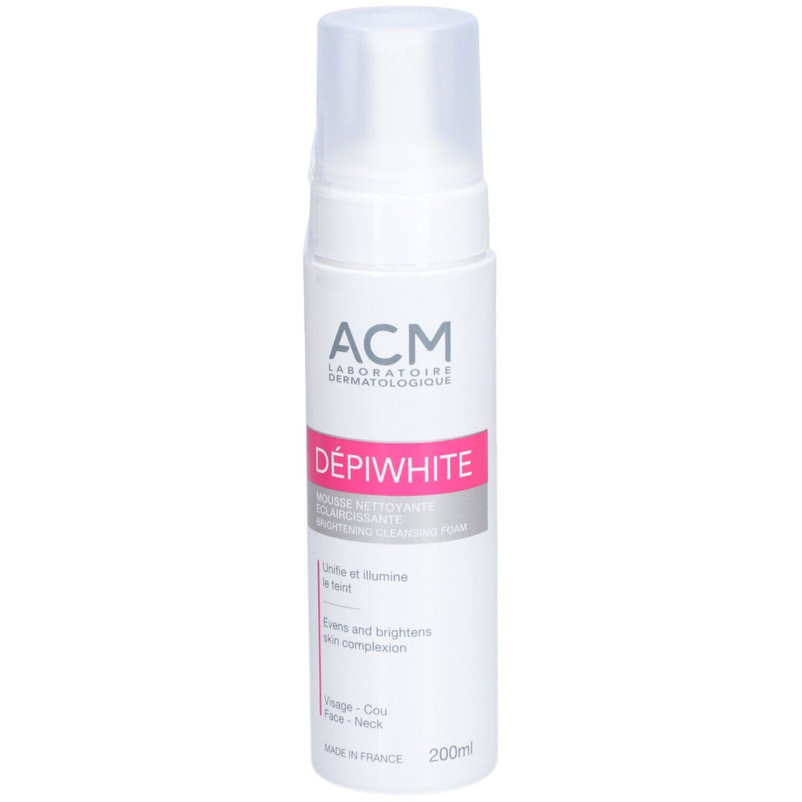 Laboratoire ACM, Depiwhite, Upplysning, Rengöringsskum, 200 ml
