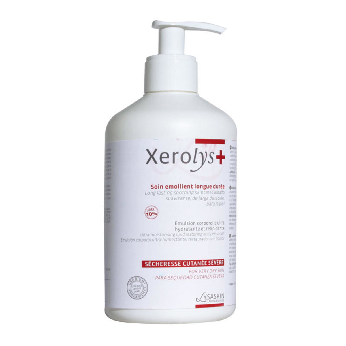Lab Lysaskin, Xerolys+, Urea, Mjukgörare, Kroppsemulsion, För ansikte & kropp, Dagligen, 500 ml
