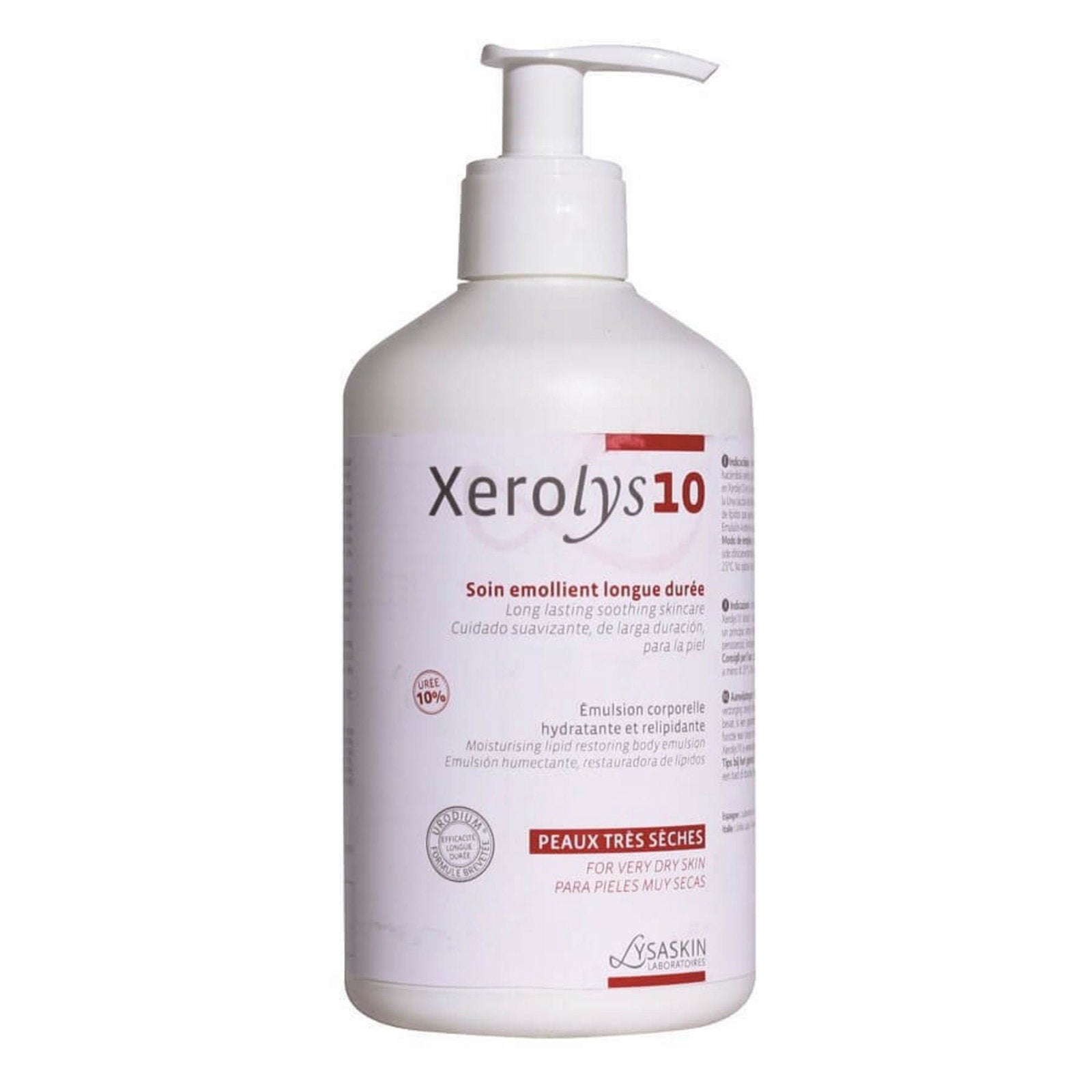 Lab Lysaskin, Xerolys 10, Urodium, Mjukgörare, Dagligen, Emulsion, För ansiktet, 200 ml