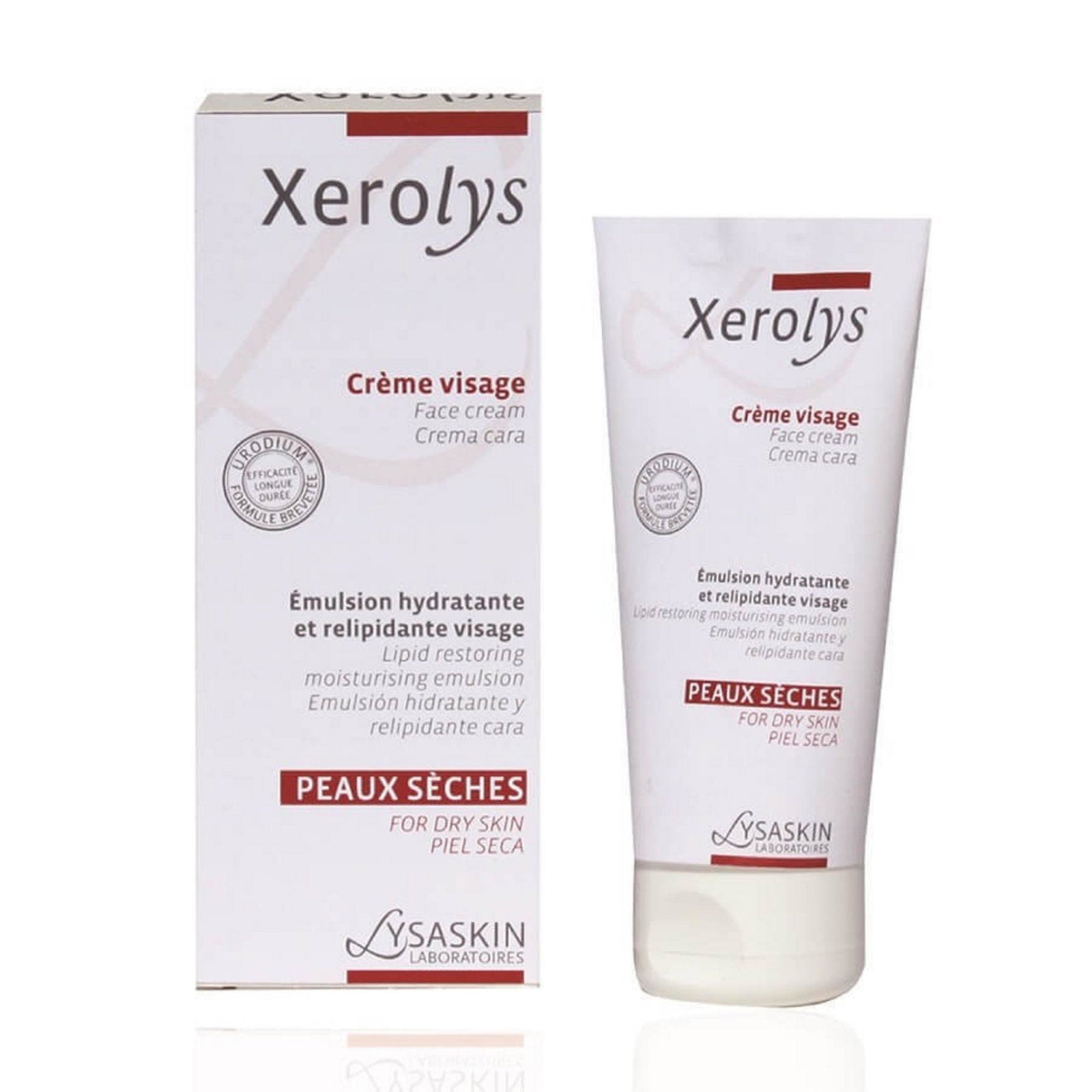 Lab Lysaskin, Xerolys, Återfuktande, Grädde, För ansiktet, 50 ml