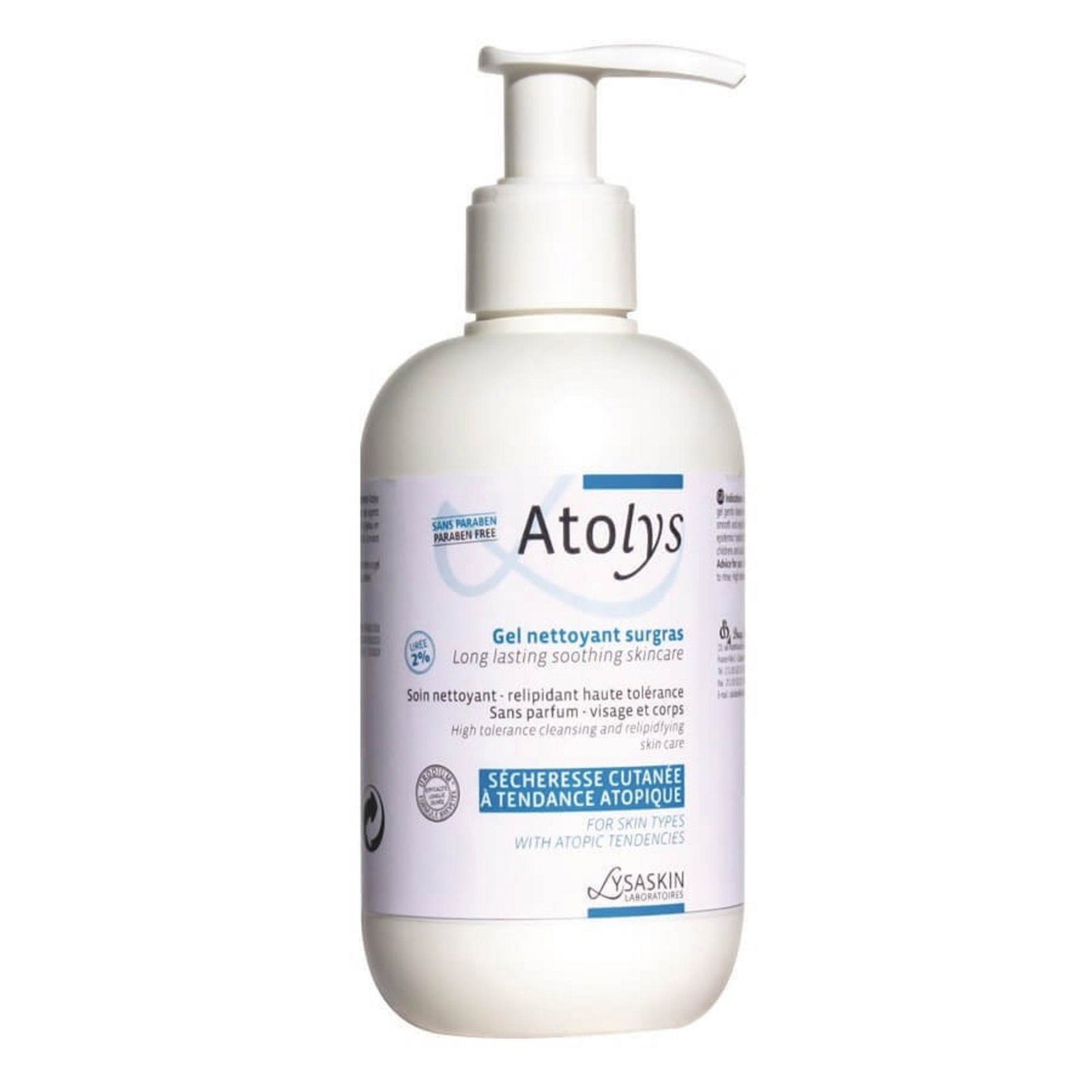 Lab Lysaskin, Atolys, Hydrera, Rengöringsgel, Kropp, 500 ml