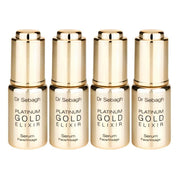 Set, Dr Sebagh, Platinum Gold, Anti-aging, Dag, Ampullbehandlingsserum, För ansiktet, För kvinnor, 4 st, 10 ml