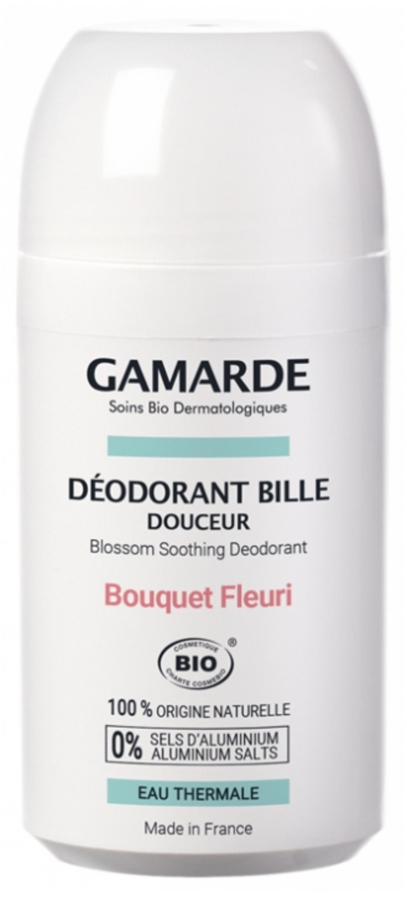 Gamarde, Gamarde, Bio, Antiperspirant, Blommig, Deodorant roll-on, För kvinnor, 50 ml