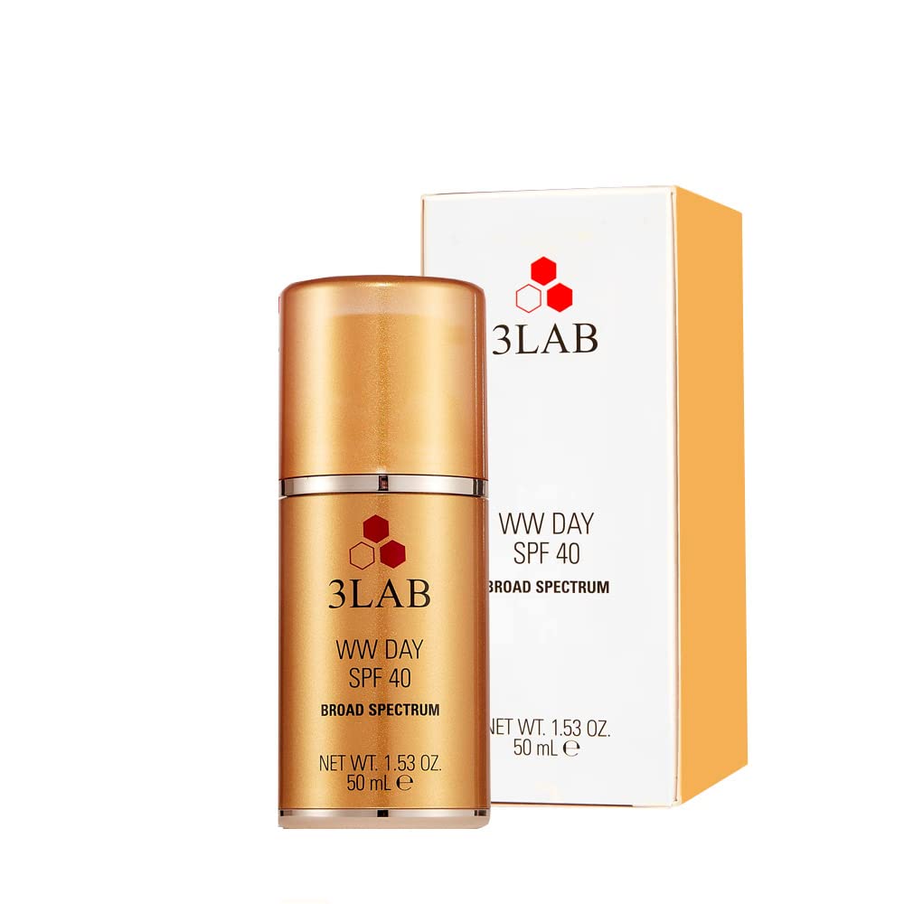 3Lab, WW Day, Återfuktande, UV-skydd, Gel, SPF 40, 50 ml