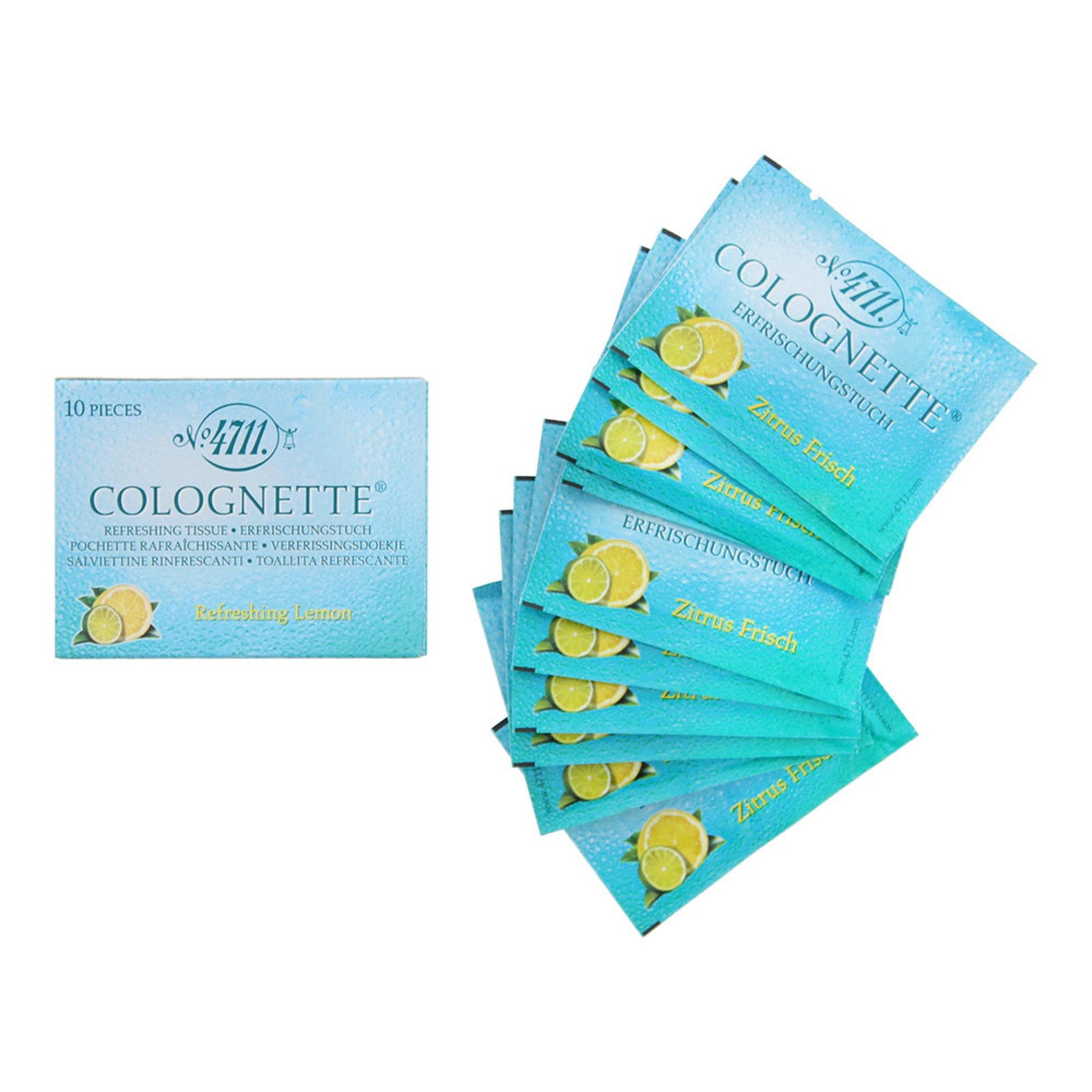 Set, 4711, Colognette, Rengöringsservetter, 10 st