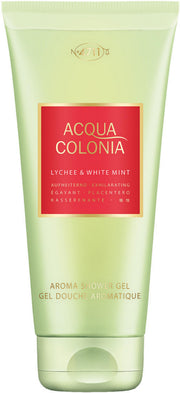 4711, Acqua Colonia, Litchi och vit mynta, Återfuktande, Duschgel, Kropp, Alla hudtyper, 200 ml