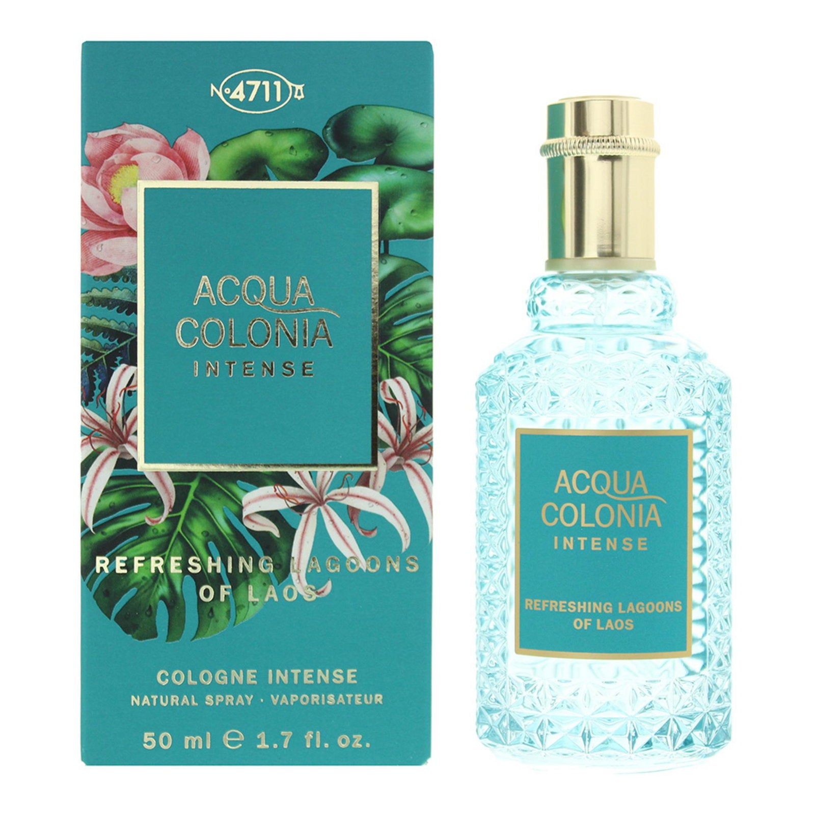 4711, Acqua Colonia Intense Lagoons Of Laos, Eau de Cologne, Unisex, 50 ml