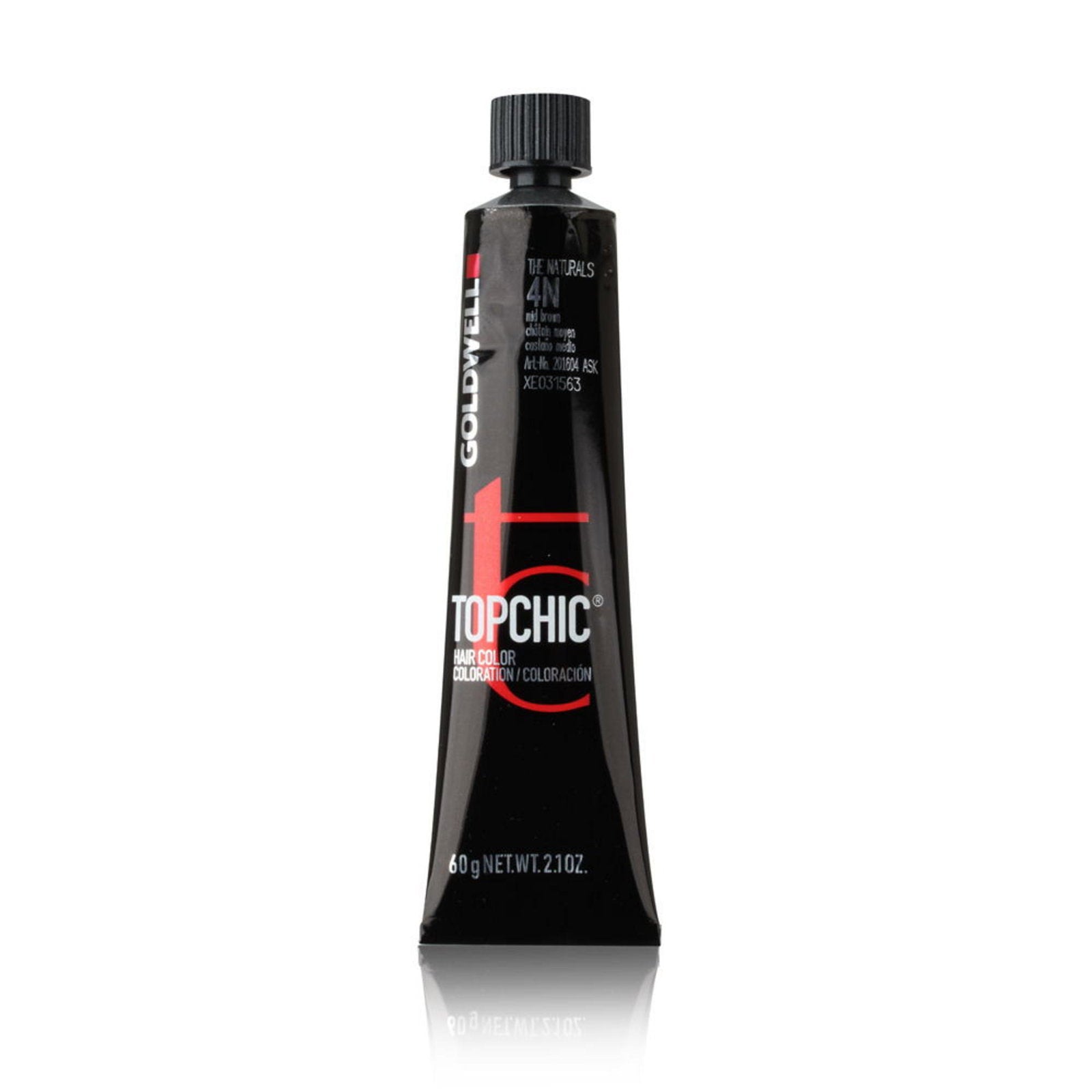 Goldwell, TopChic, Permanent hårfärg, 4N Middle Brown, 60 ml