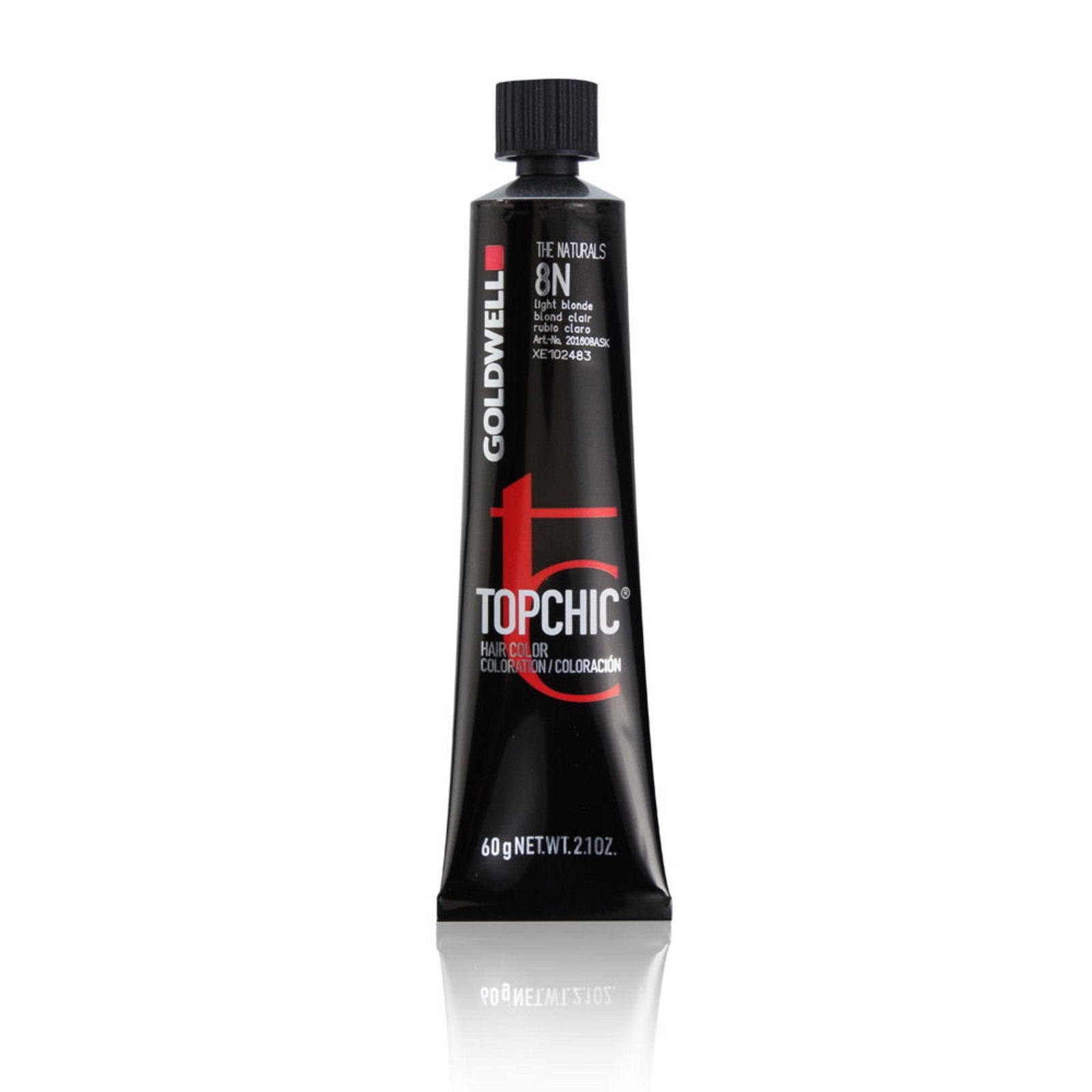 Goldwell, TopChic, Permanent hårfärg, 8N Light Blonde, 60 ml