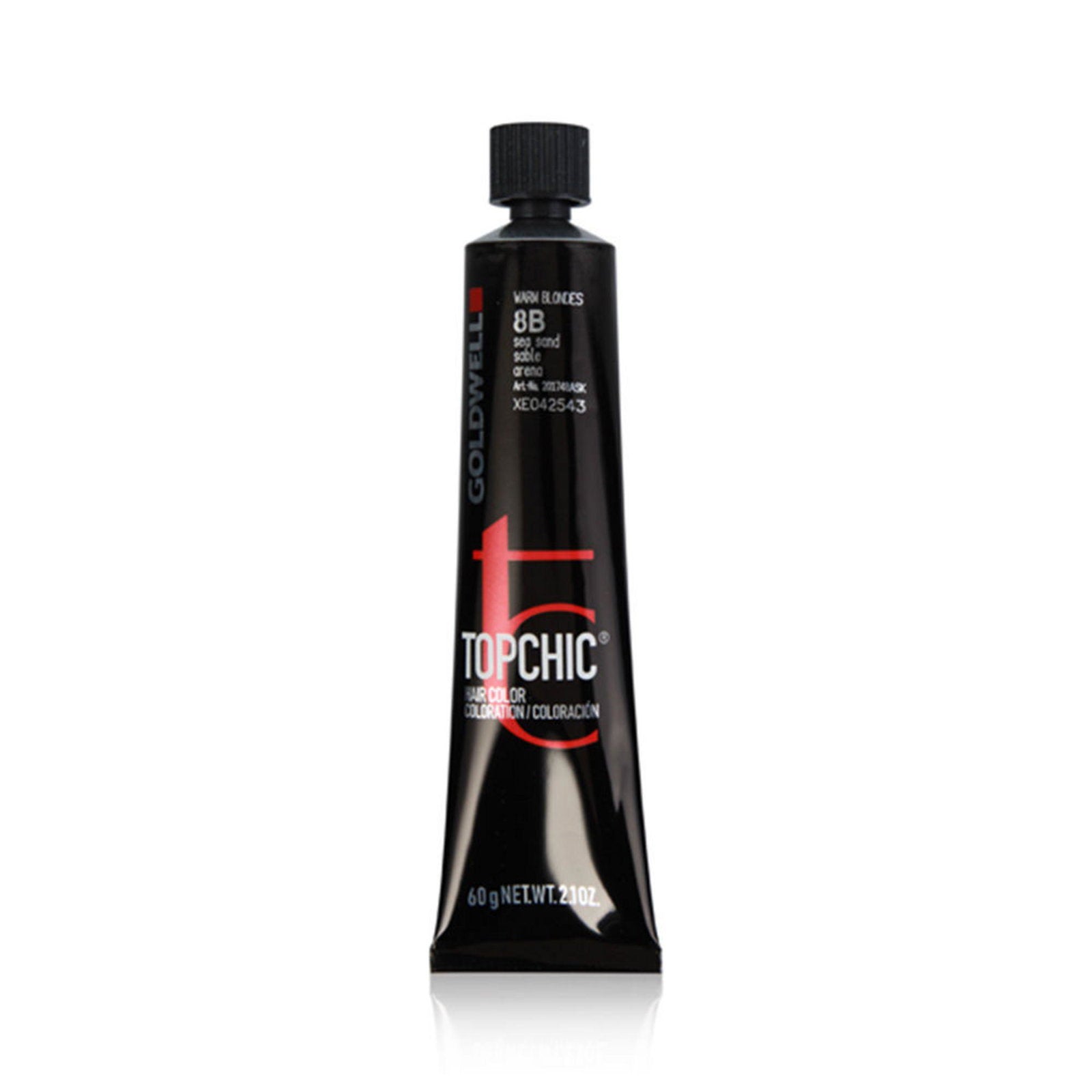 Goldwell, TopChic, Permanent hårfärg, 8B Light Blonde Beige, 60 ml