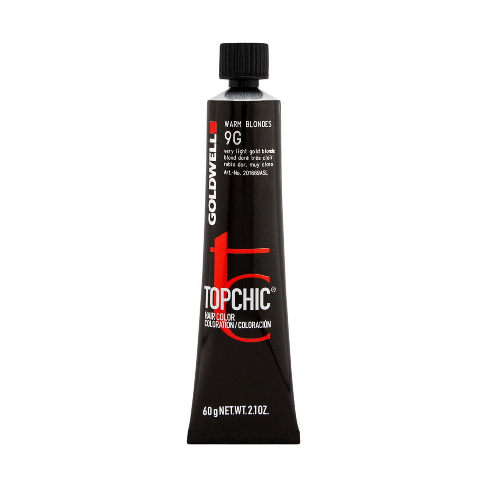 Goldwell, TopChic, Permanent hårfärg, 9G Very Light Gold Blonde, 60 ml