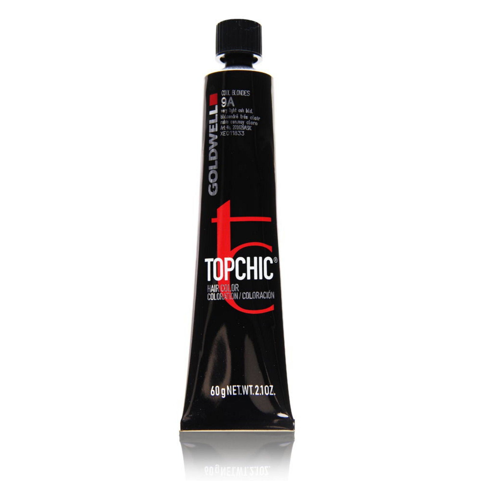 Goldwell, TopChic, Permanent hårfärg, 9A Very Light Ash Blonde, 60 ml