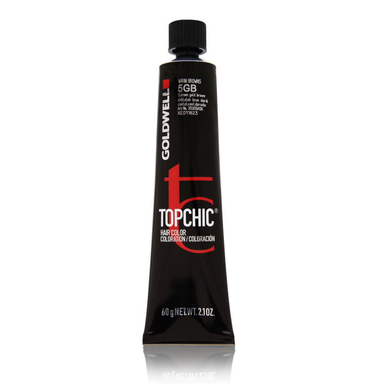 Goldwell, Top Chic, Permanent hårfärg, 5GB Light Brown Gold, 60 ml